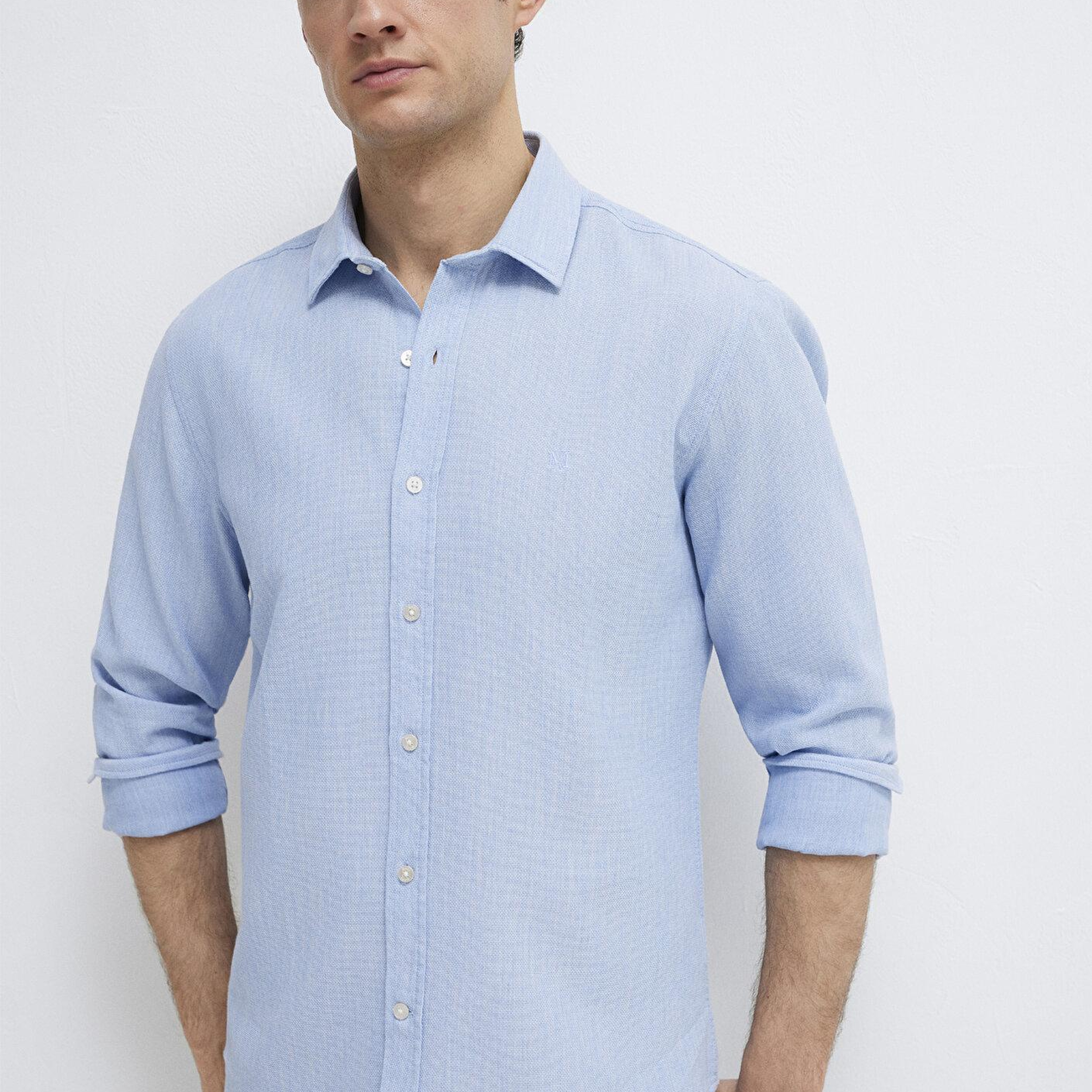 Mavi Mavi Gömlek Slim Fit / Dar Kesim 0211656-88654