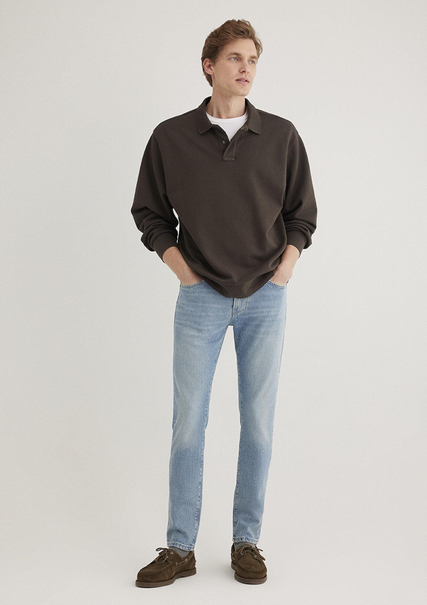 Mavi James Classic Denim Puslu Açık Mavi Jean Pantolon 0042486407