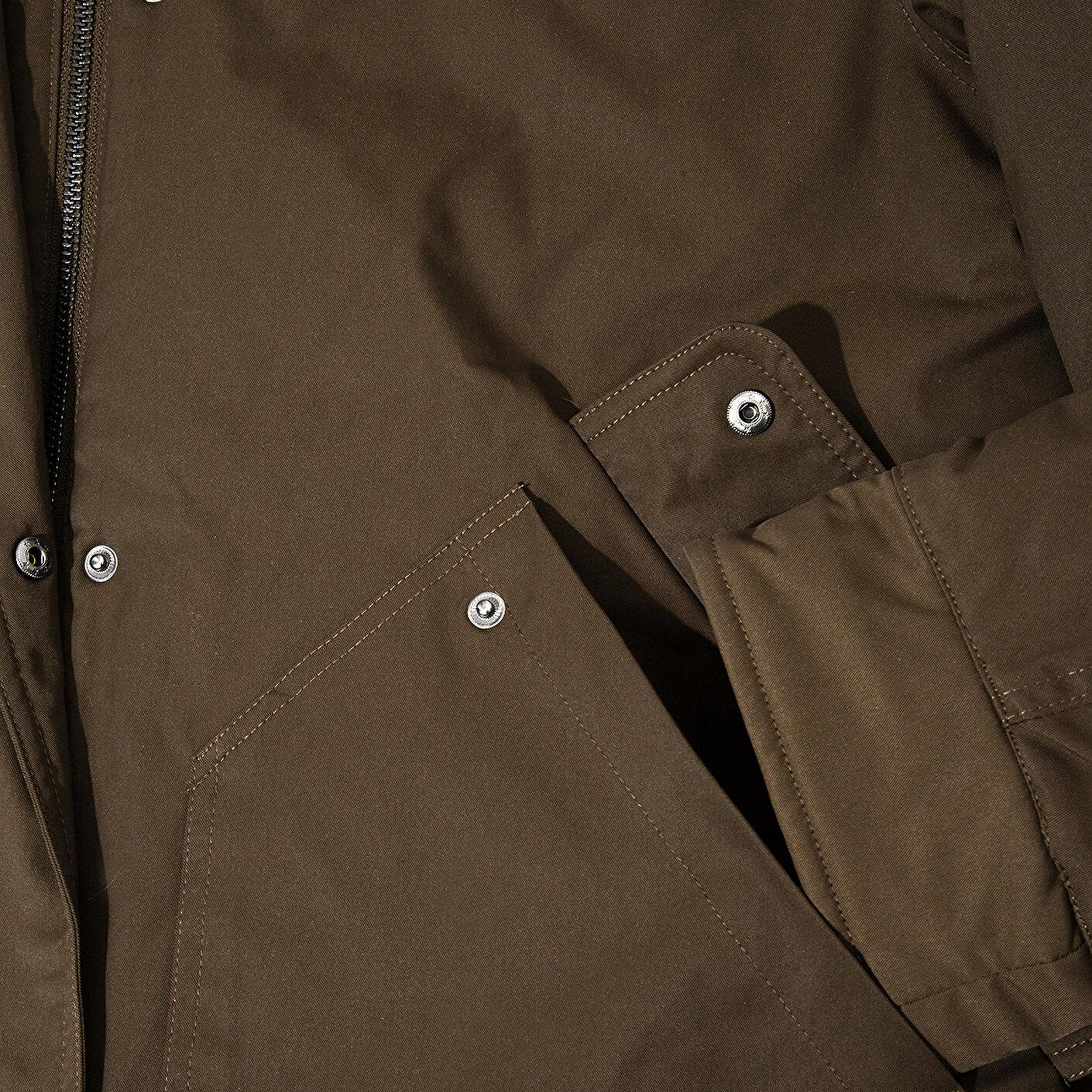 Mavi Su İtici Haki Parka Oversize / Geniş Kesim 1110712-71541