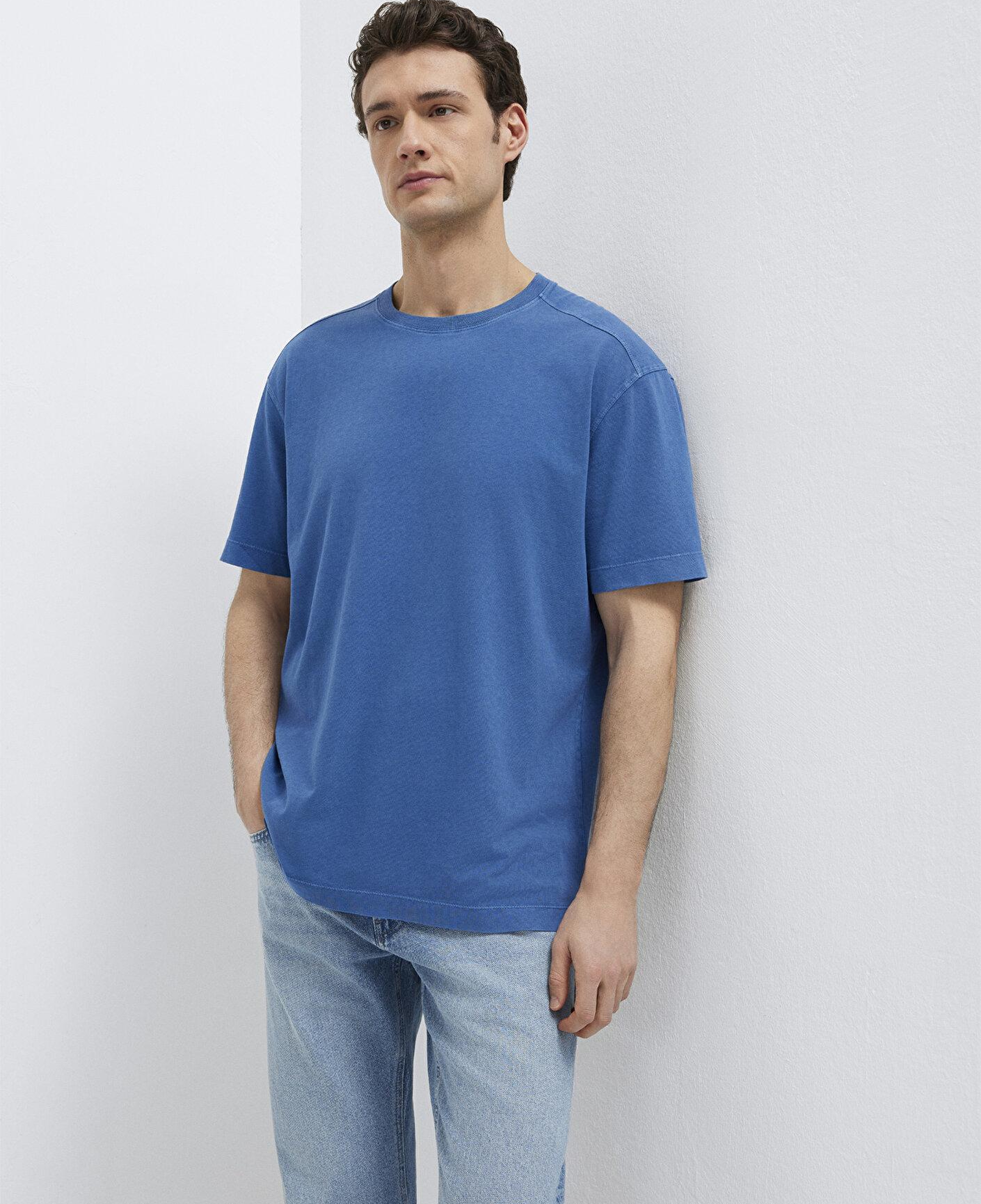 Mavi Mavi Basic Tişört Loose Fit / Bol Rahat Kesim 0613312-70738
