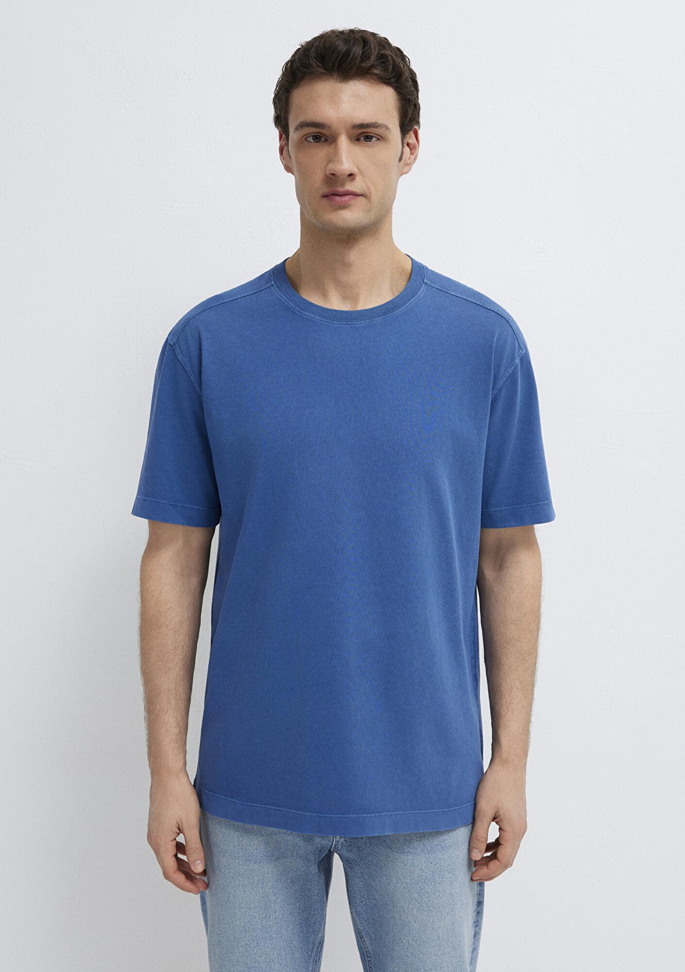 Mavi Mavi Basic Tişört Loose Fit / Bol Rahat Kesim 0613312-70738