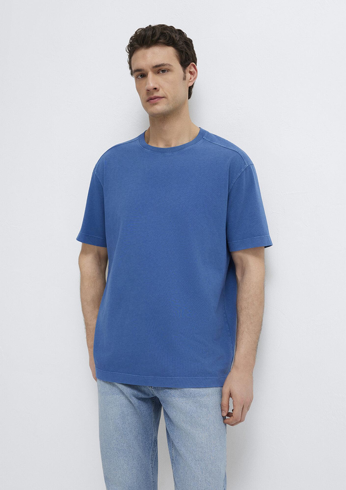 Mavi Mavi Basic Tişört Loose Fit / Bol Rahat Kesim 0613312-70738