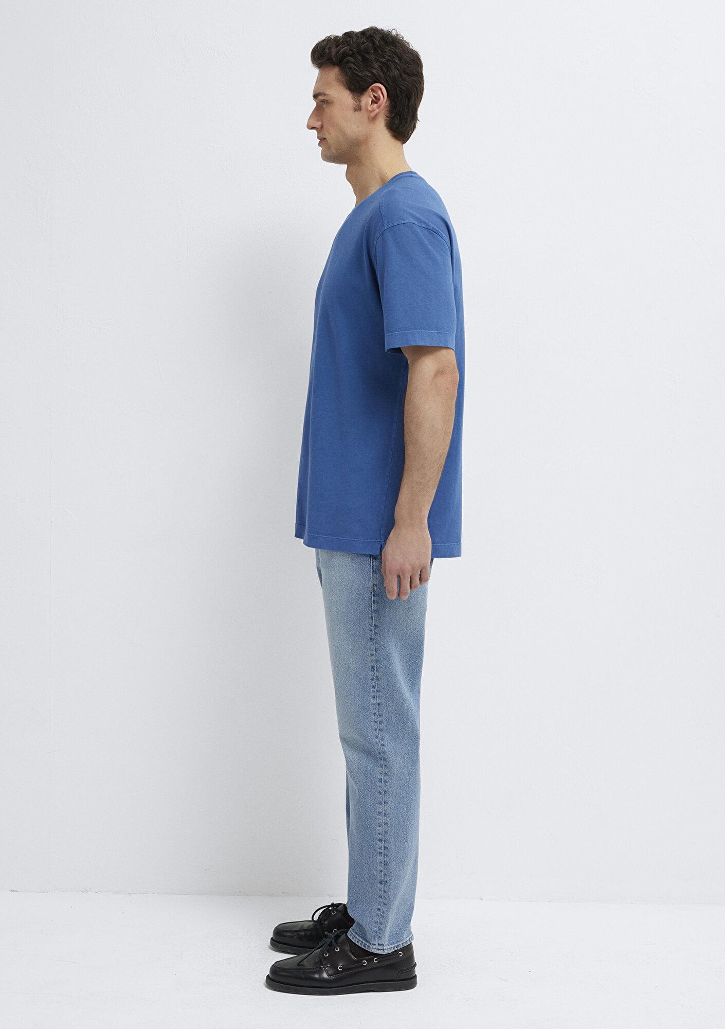Mavi Mavi Basic Tişört Loose Fit / Bol Rahat Kesim 0613312-70738