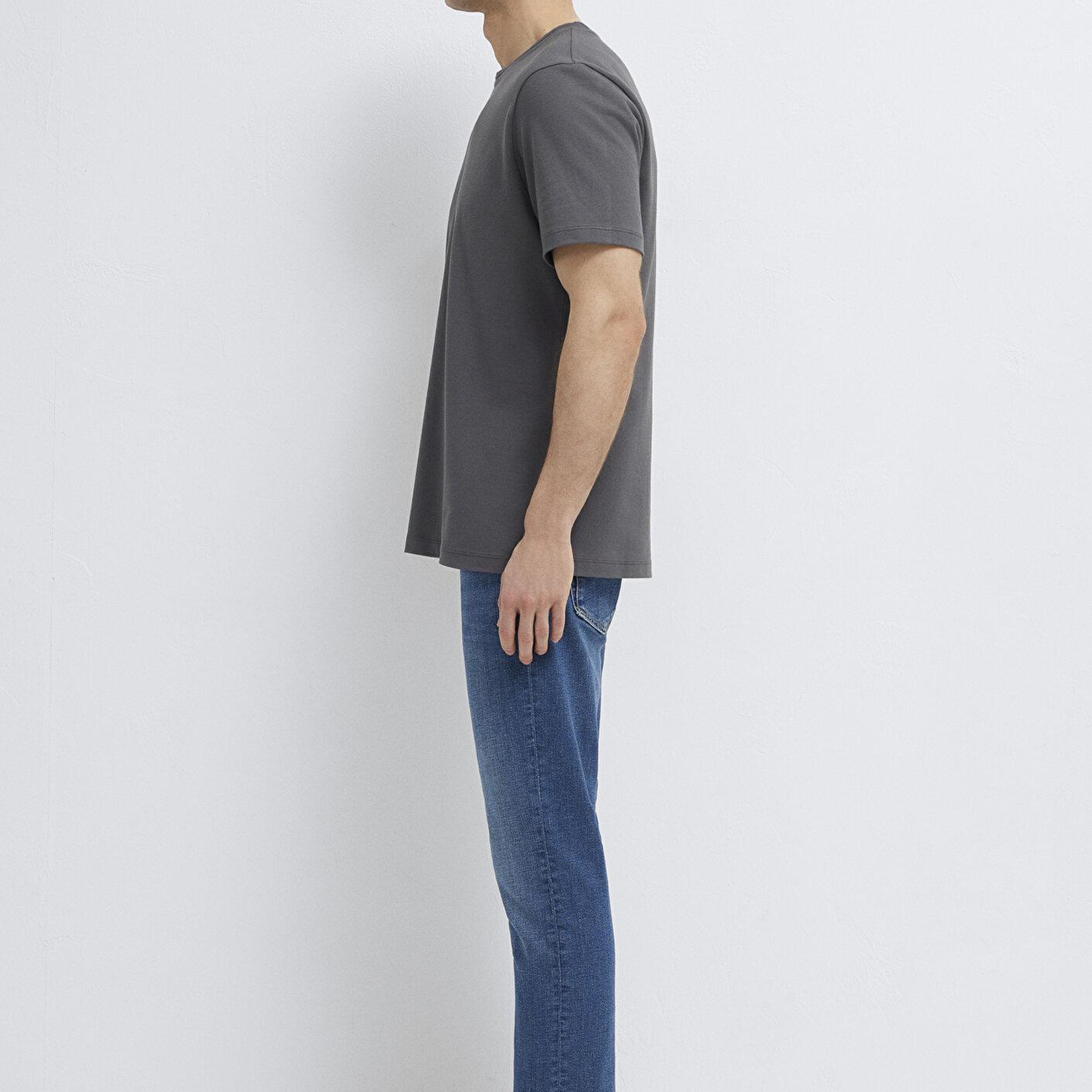 Mavi Antrasit Basic Tişört Regular Fit / Normal Kesim 0613362-80106