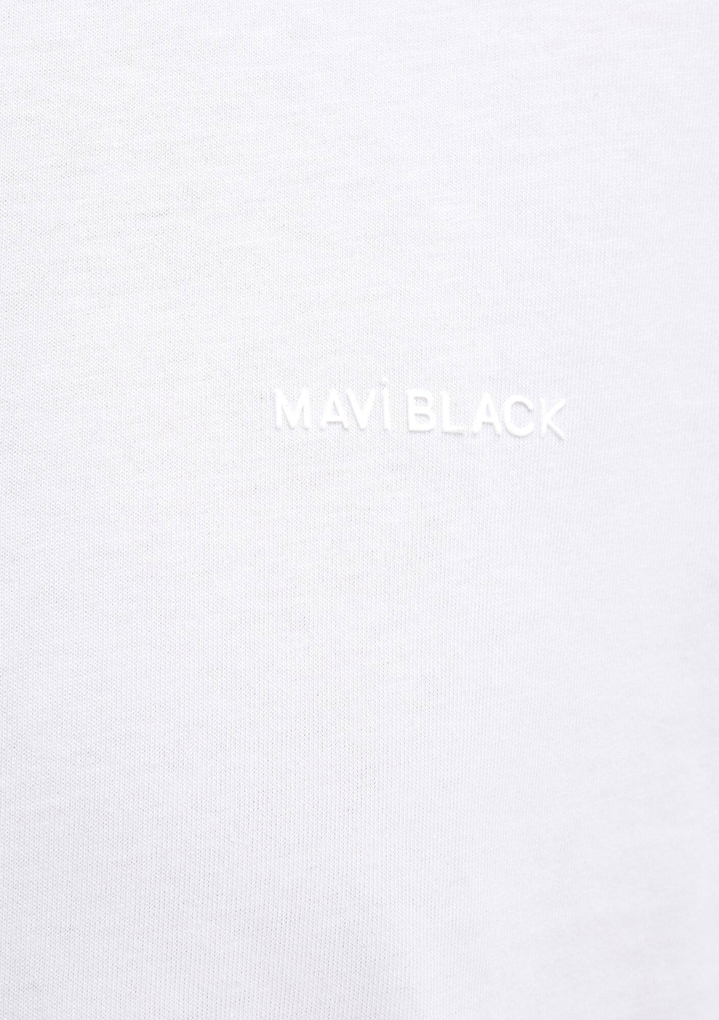Mavi Mavi Black Beyaz Basic Tişört Regular Fit / Normal Kesim 0612872-620