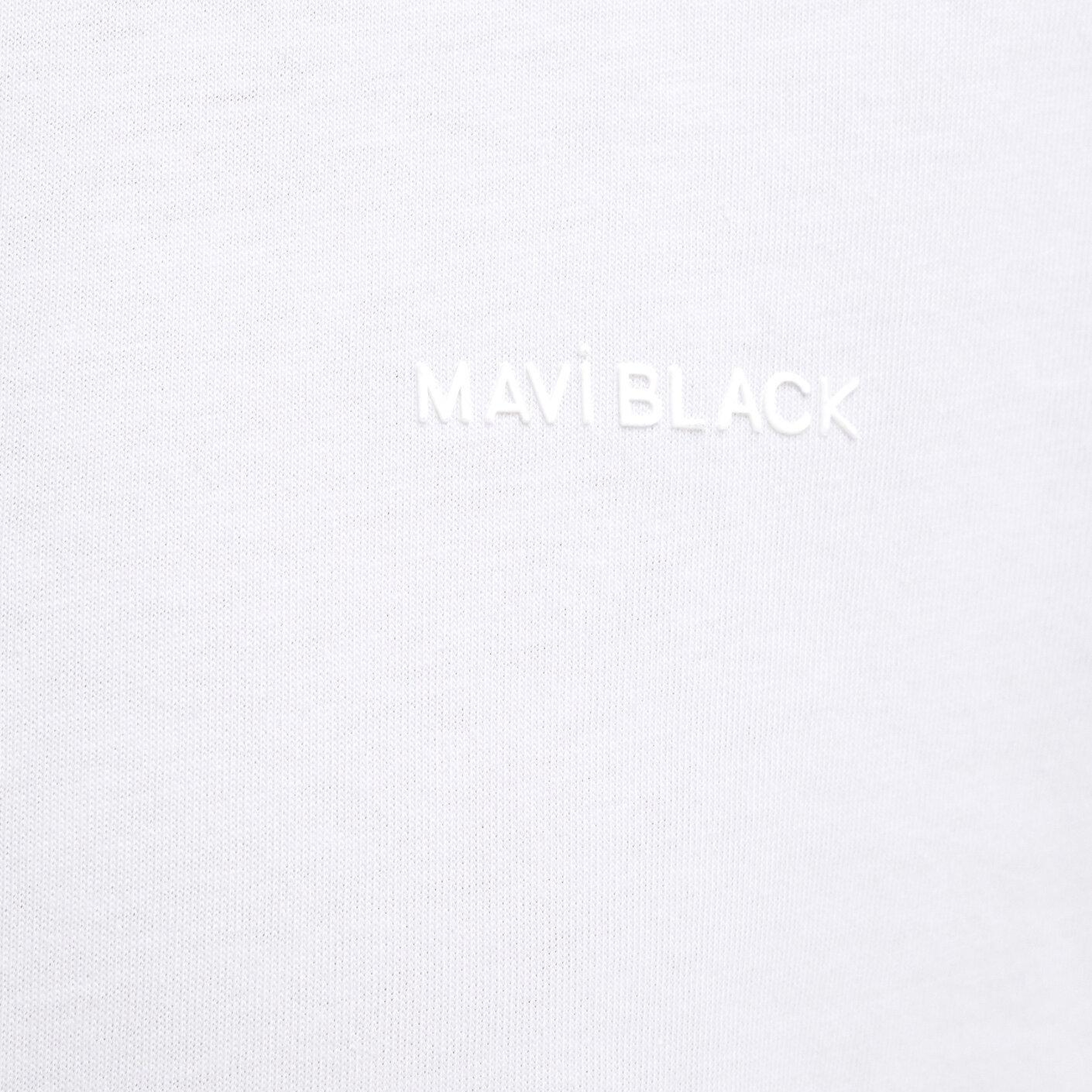Mavi Mavi Black Beyaz Basic Tişört Regular Fit / Normal Kesim 0612872-620