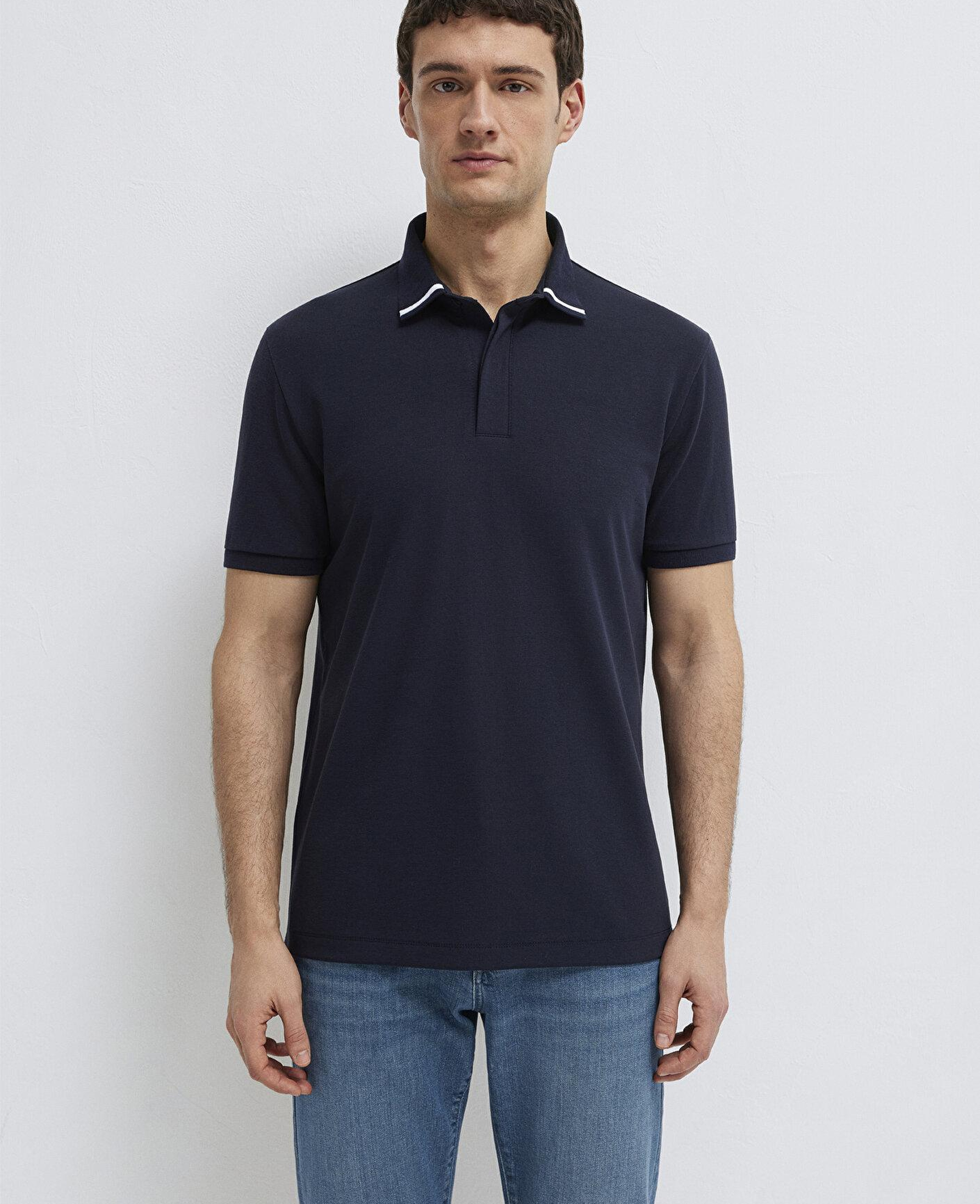 Mavi Soft-Premium Lacivert Polo Tişört Regular Fit / Normal Kesim 0613358-70490