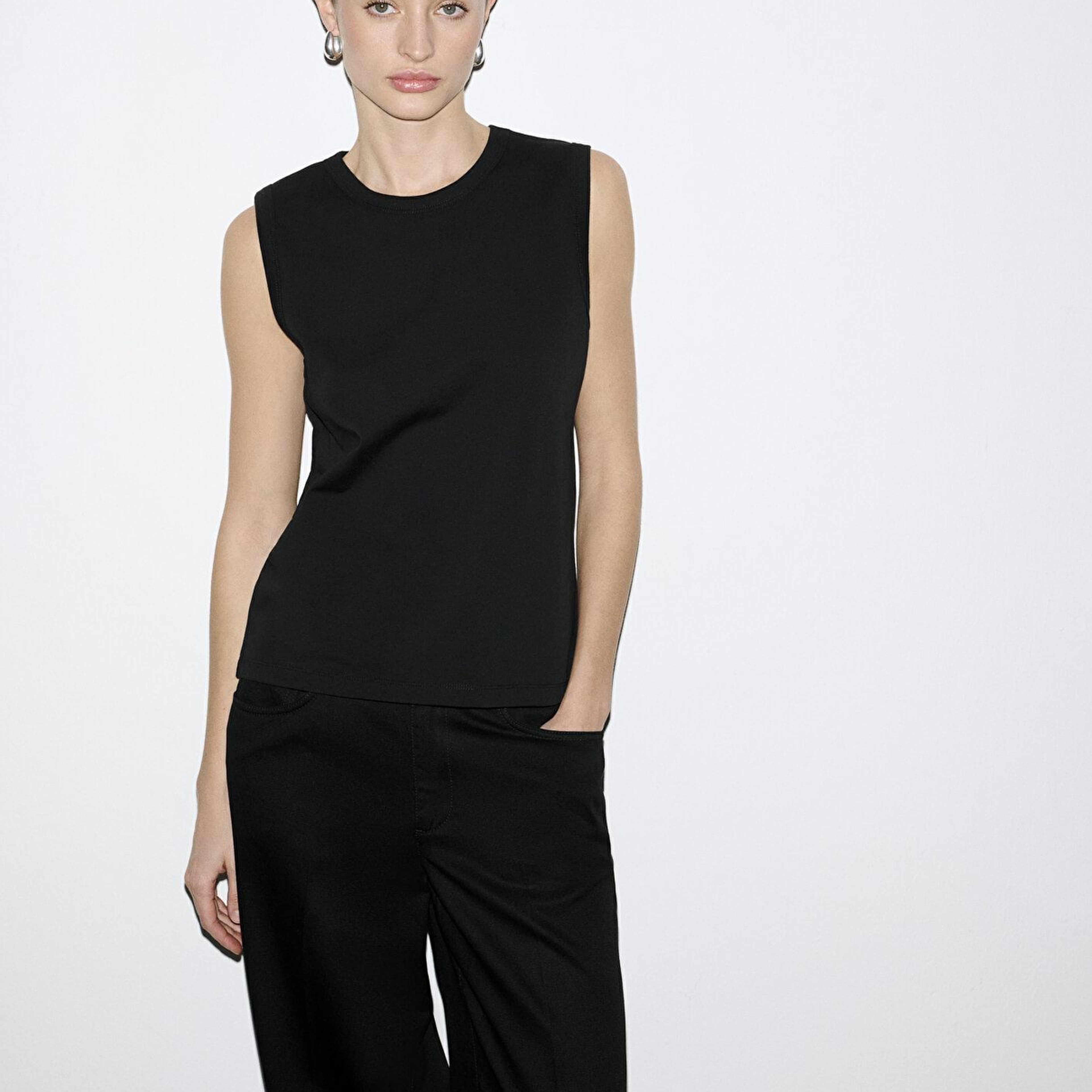 Mavi Siyah Basic Atlet Slim Fit / Dar Kesim 1614066-900