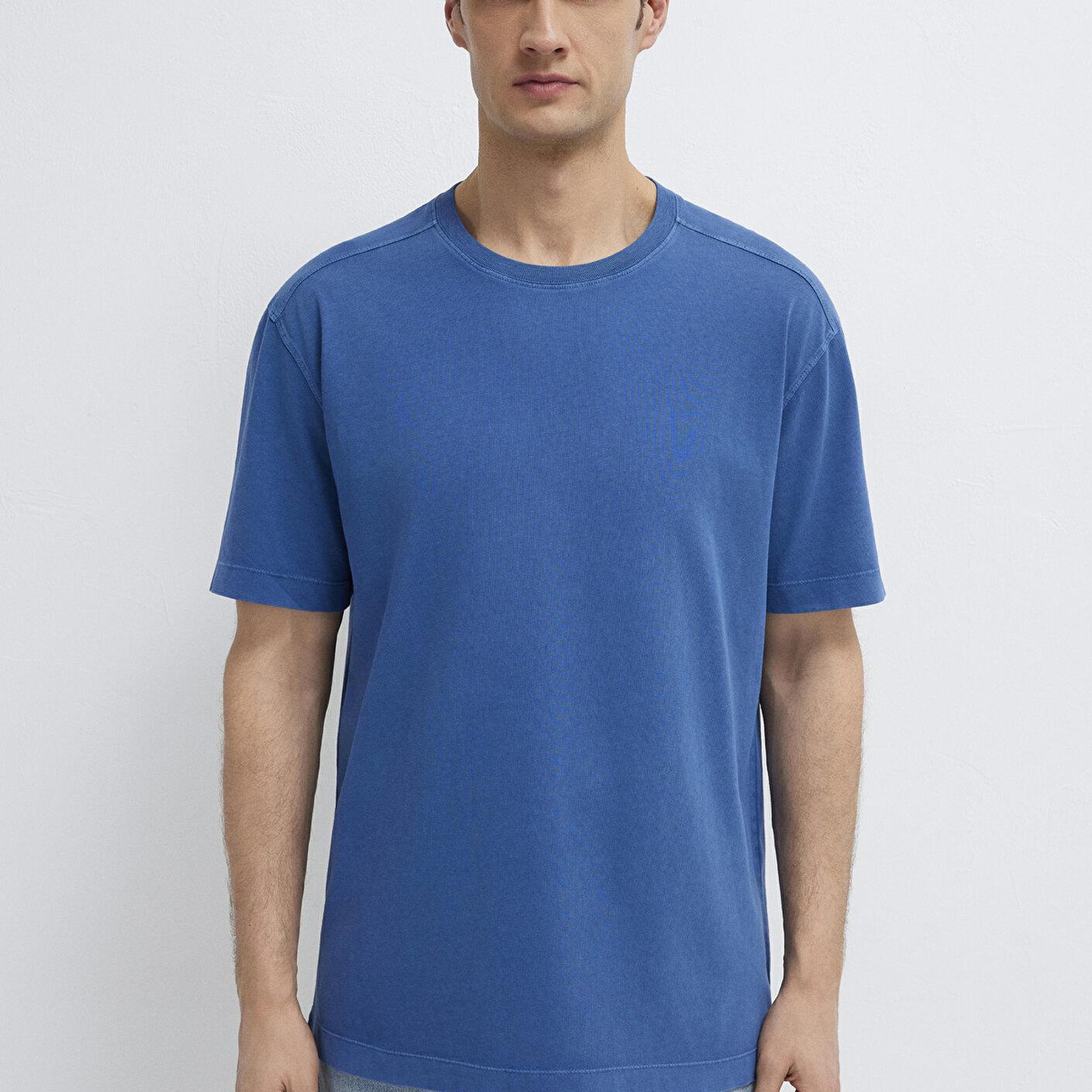 Mavi Mavi Basic Tişört Loose Fit / Bol Rahat Kesim 0613312-70738
