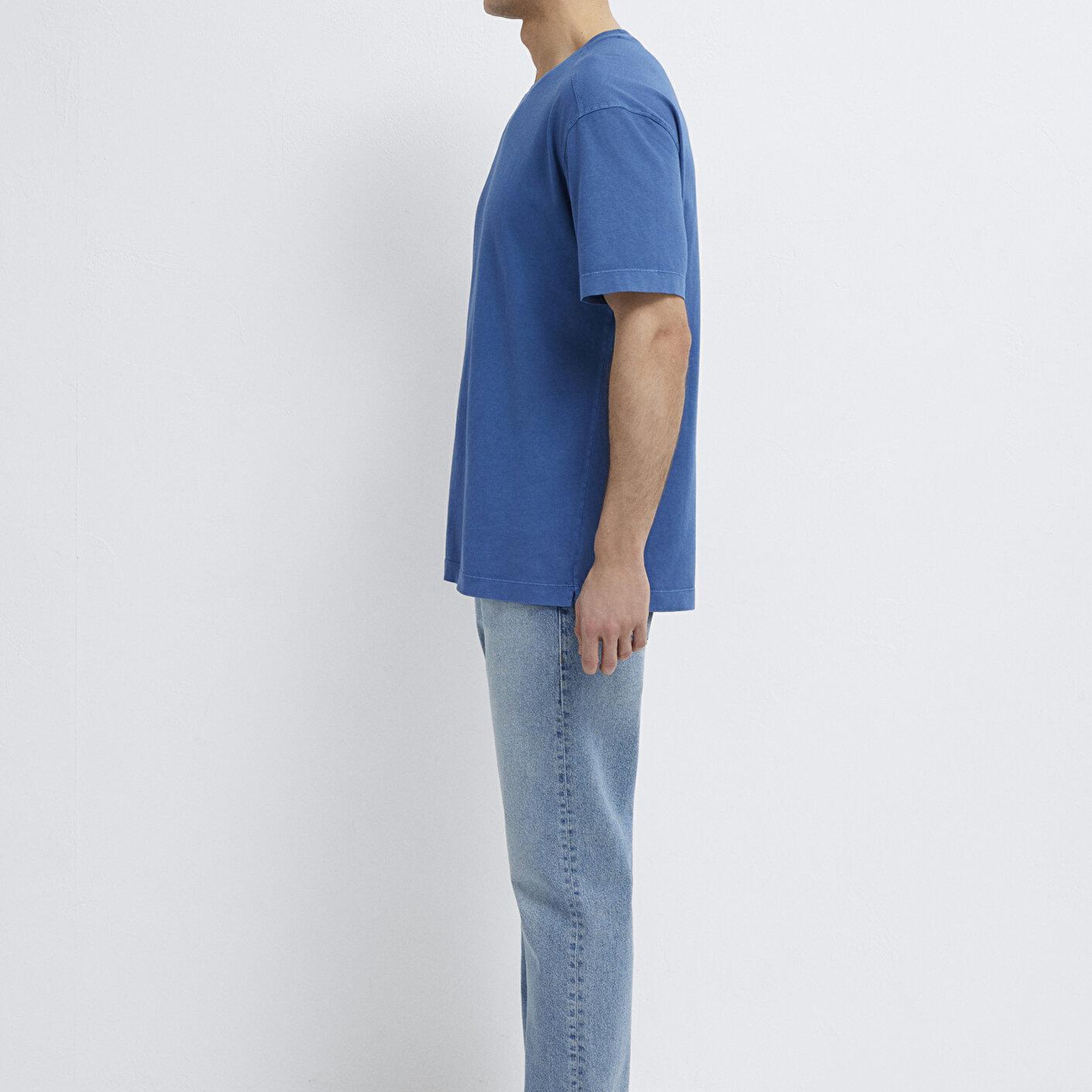 Mavi Mavi Basic Tişört Loose Fit / Bol Rahat Kesim 0613312-70738
