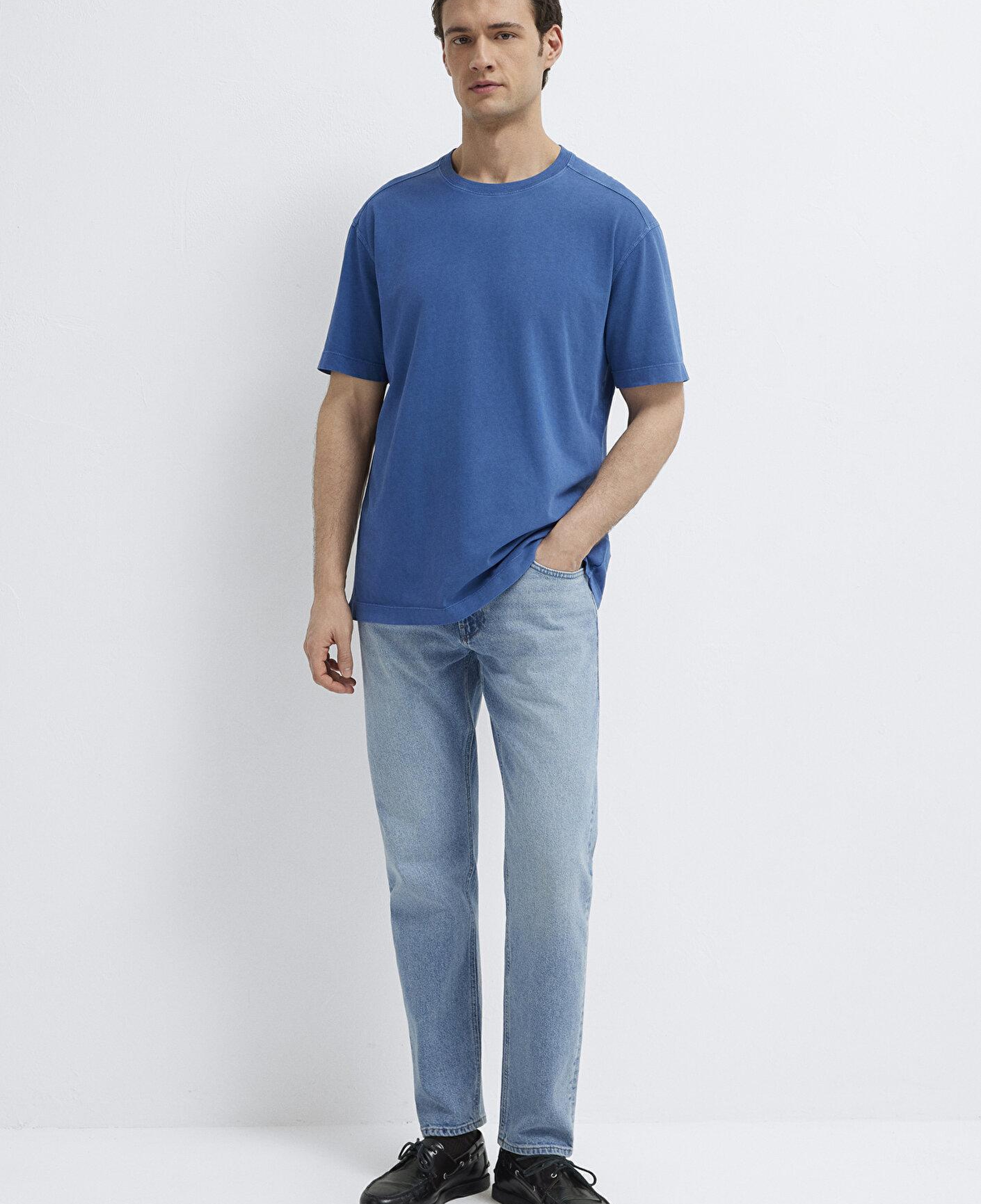 Mavi Mavi Basic Tişört Loose Fit / Bol Rahat Kesim 0613312-70738
