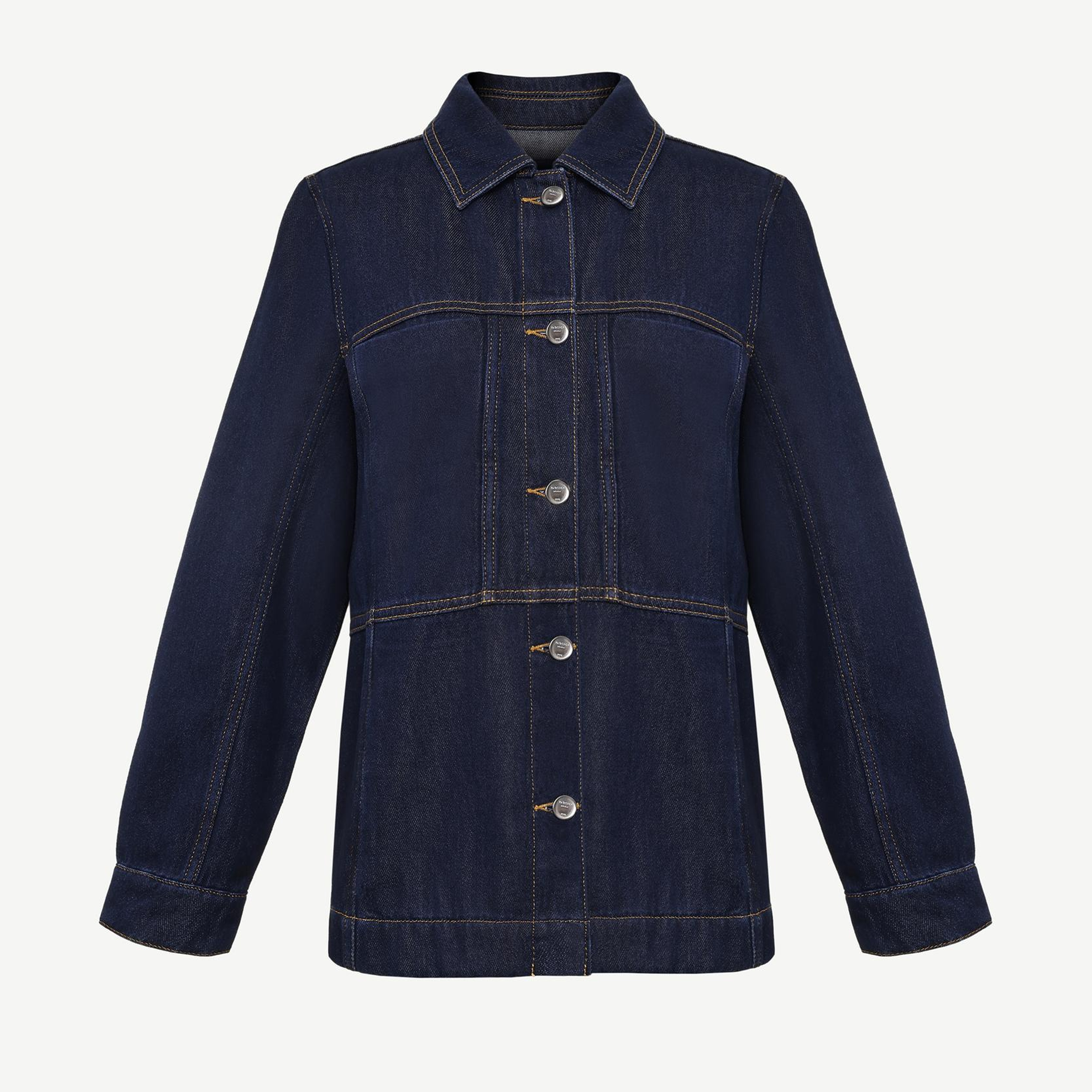 YARGICI Dikiş Detaylı Denim Ceket