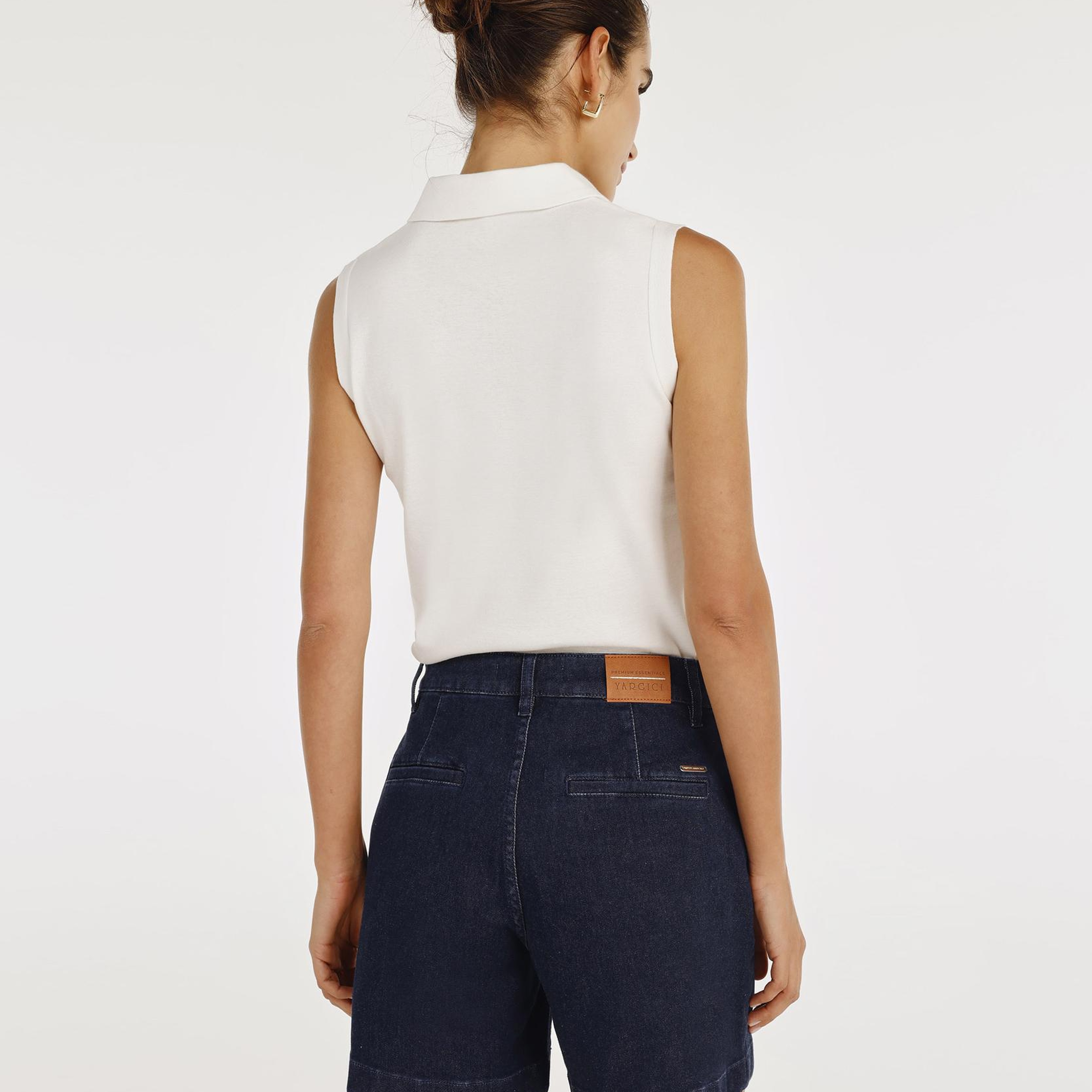 YARGICI Çan Form Denim Bermuda