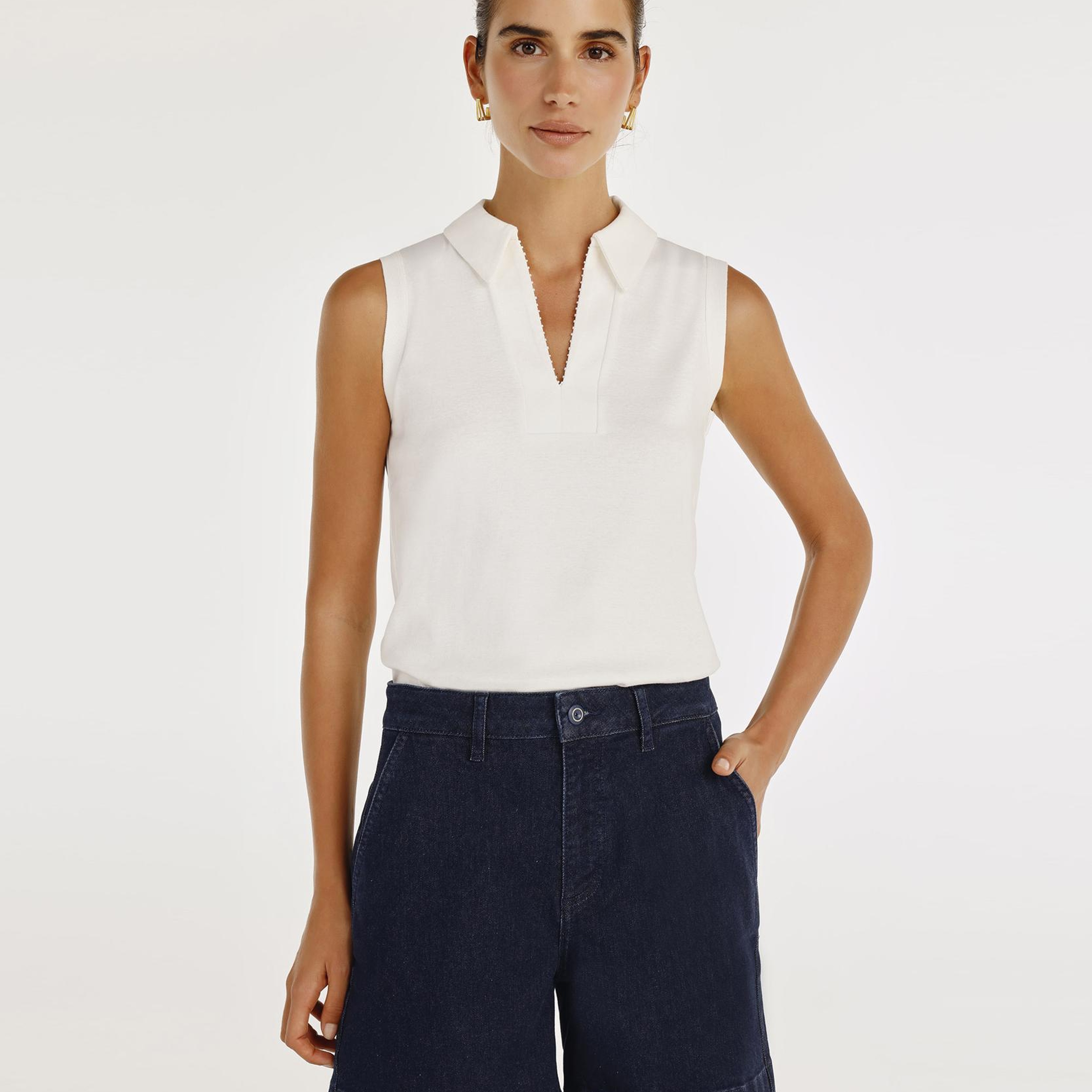 YARGICI Çan Form Denim Bermuda