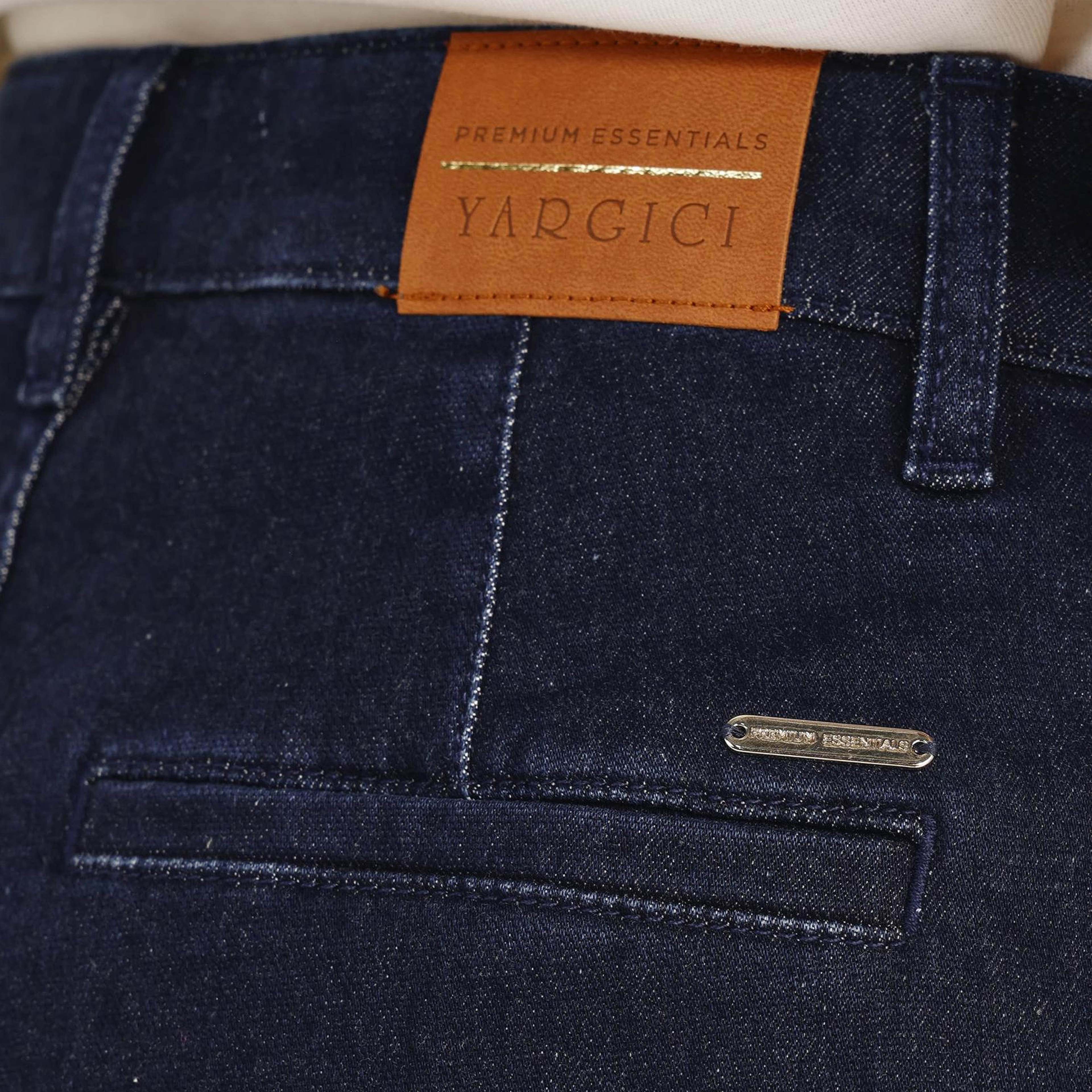 YARGICI Çan Form Denim Bermuda