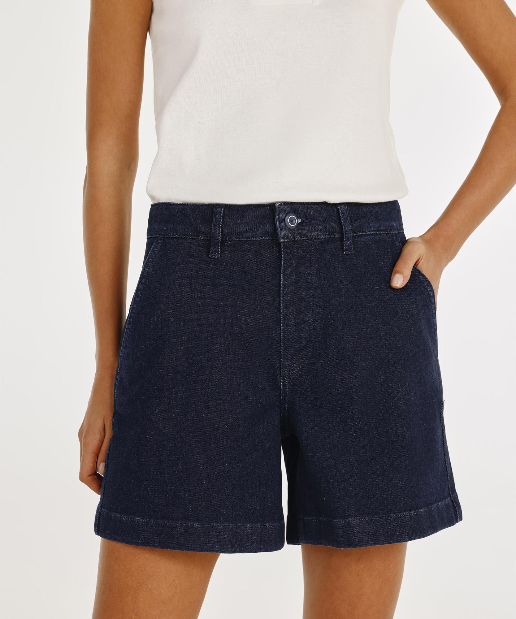 YARGICI Çan Form Denim Bermuda