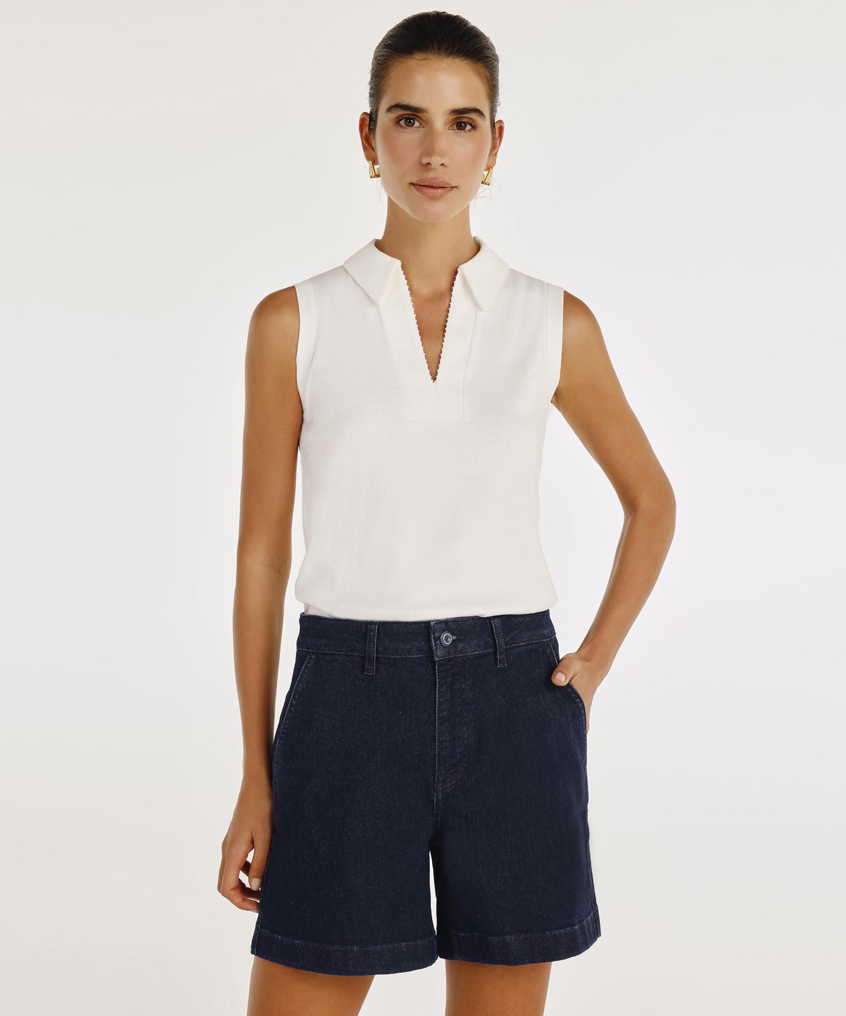 YARGICI Çan Form Denim Bermuda