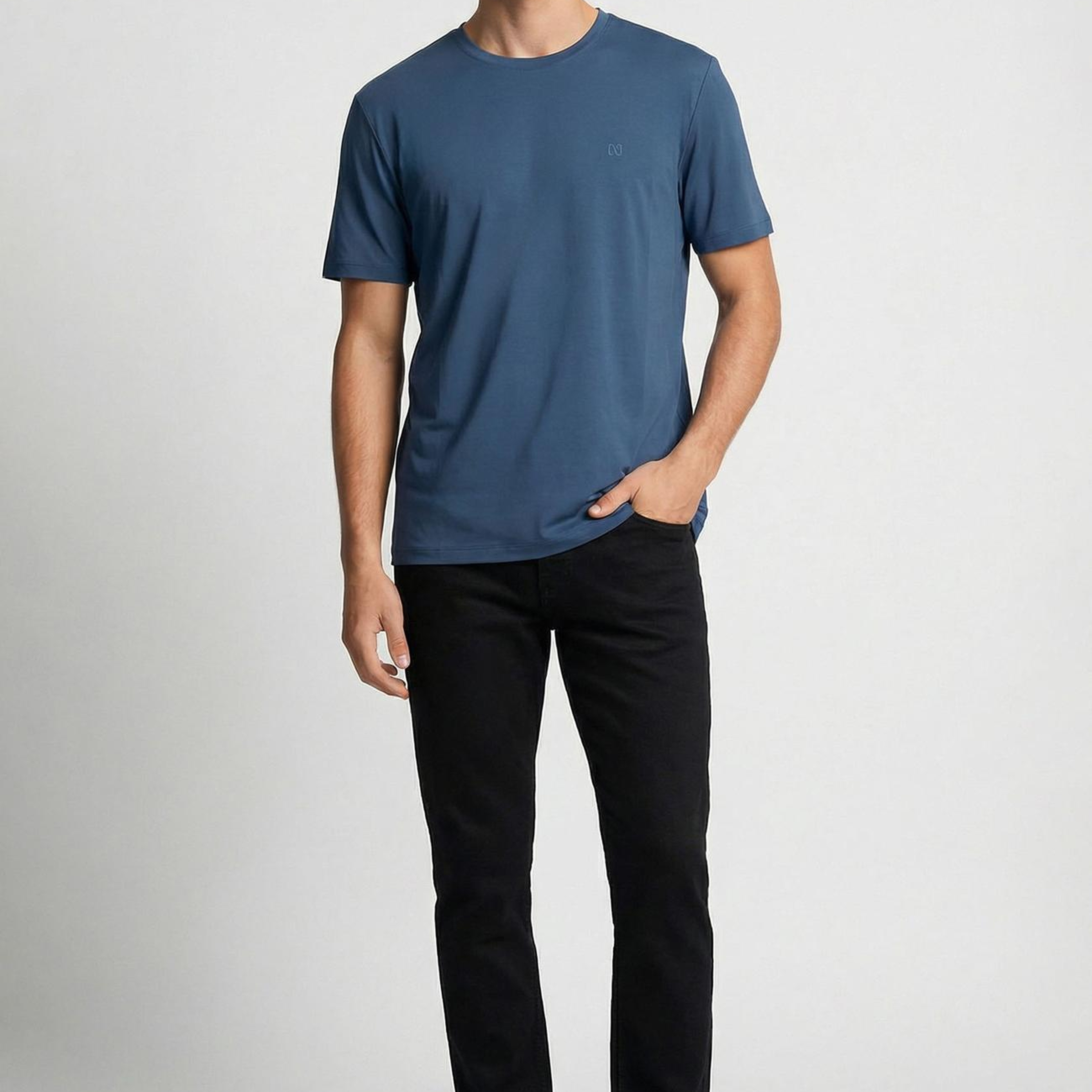 Network Erkek Siyah 5 Cep Denim Pantolon