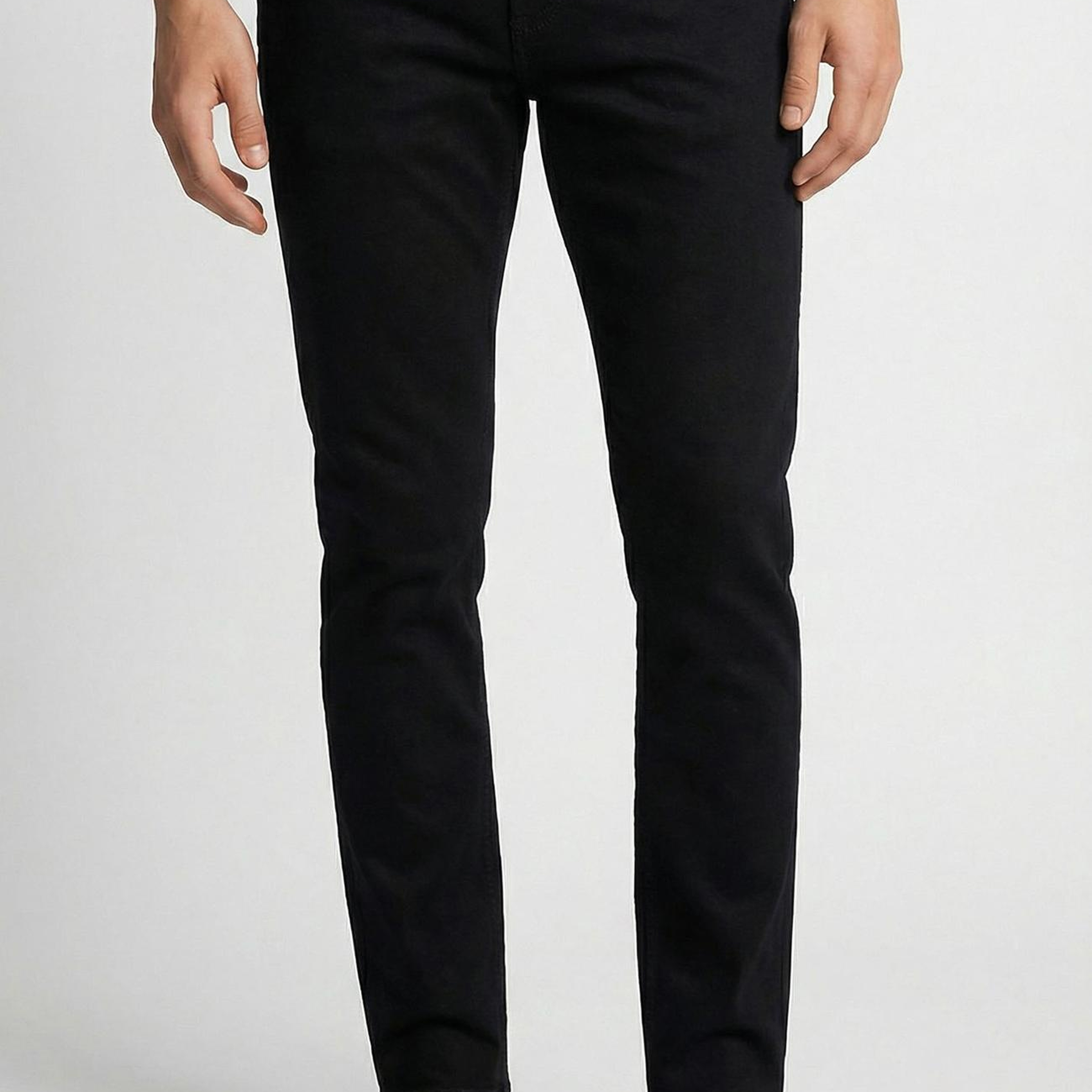 Network Erkek Siyah 5 Cep Denim Pantolon