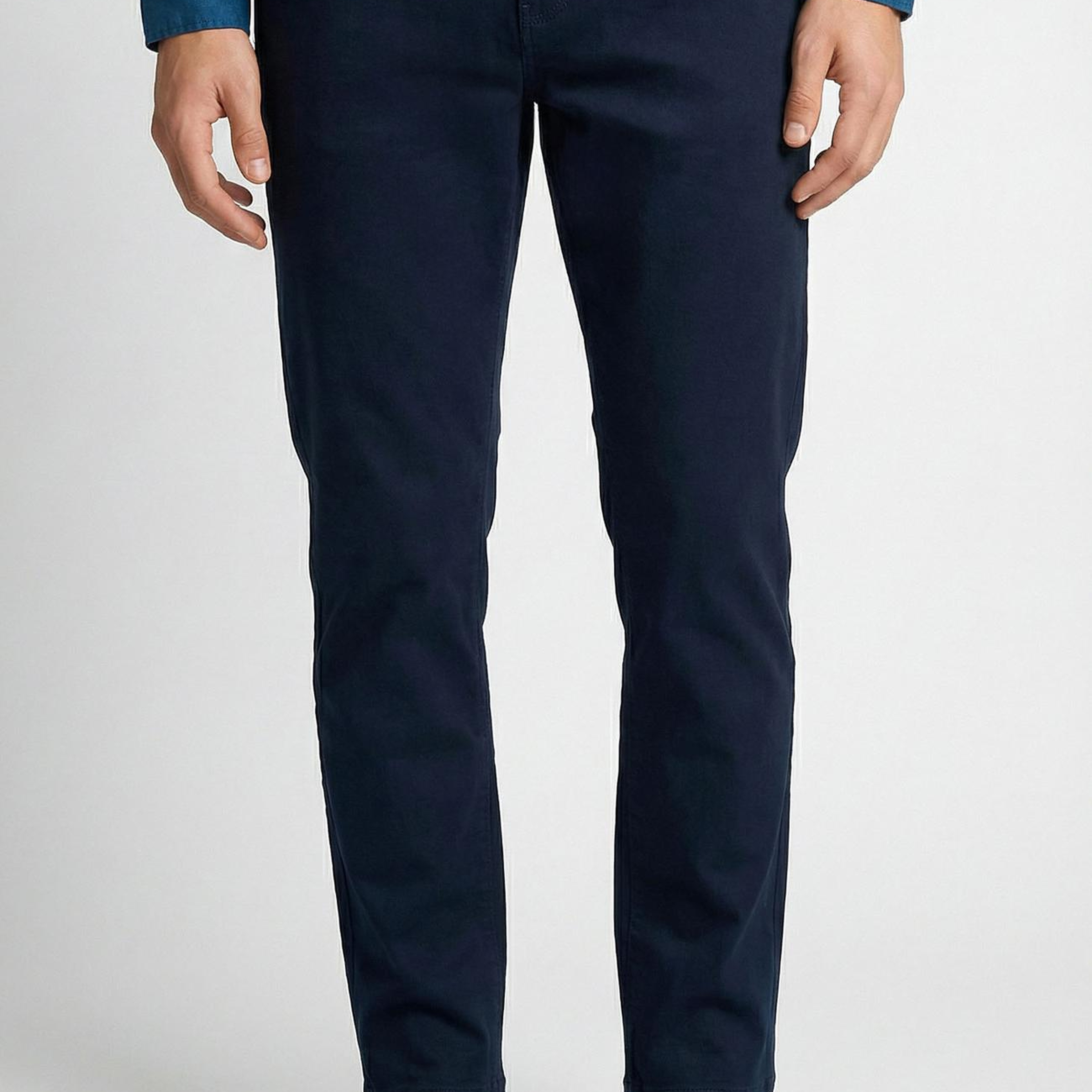 Network Erkek Lacivert Casual Pantolon