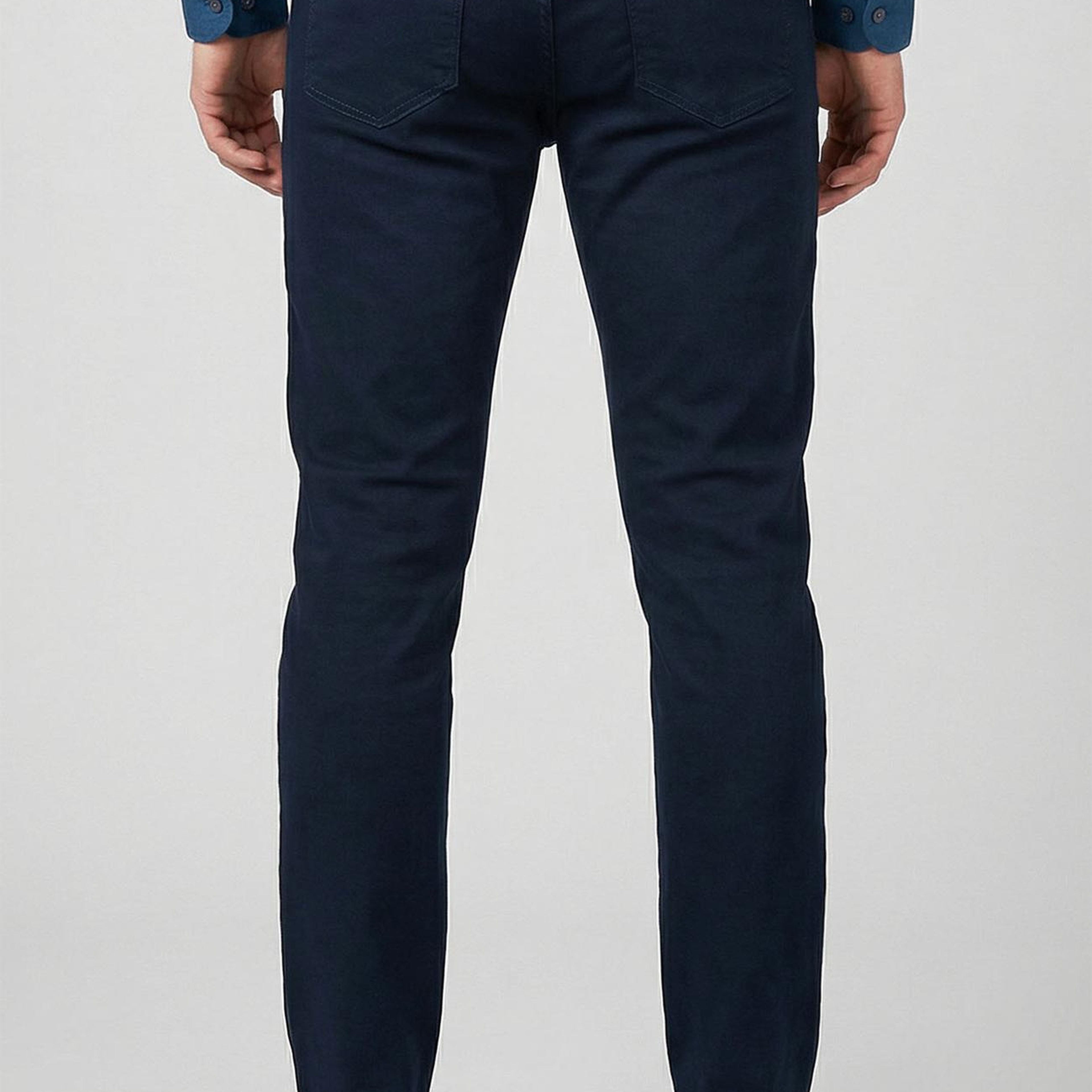 Network Erkek Lacivert Casual Pantolon