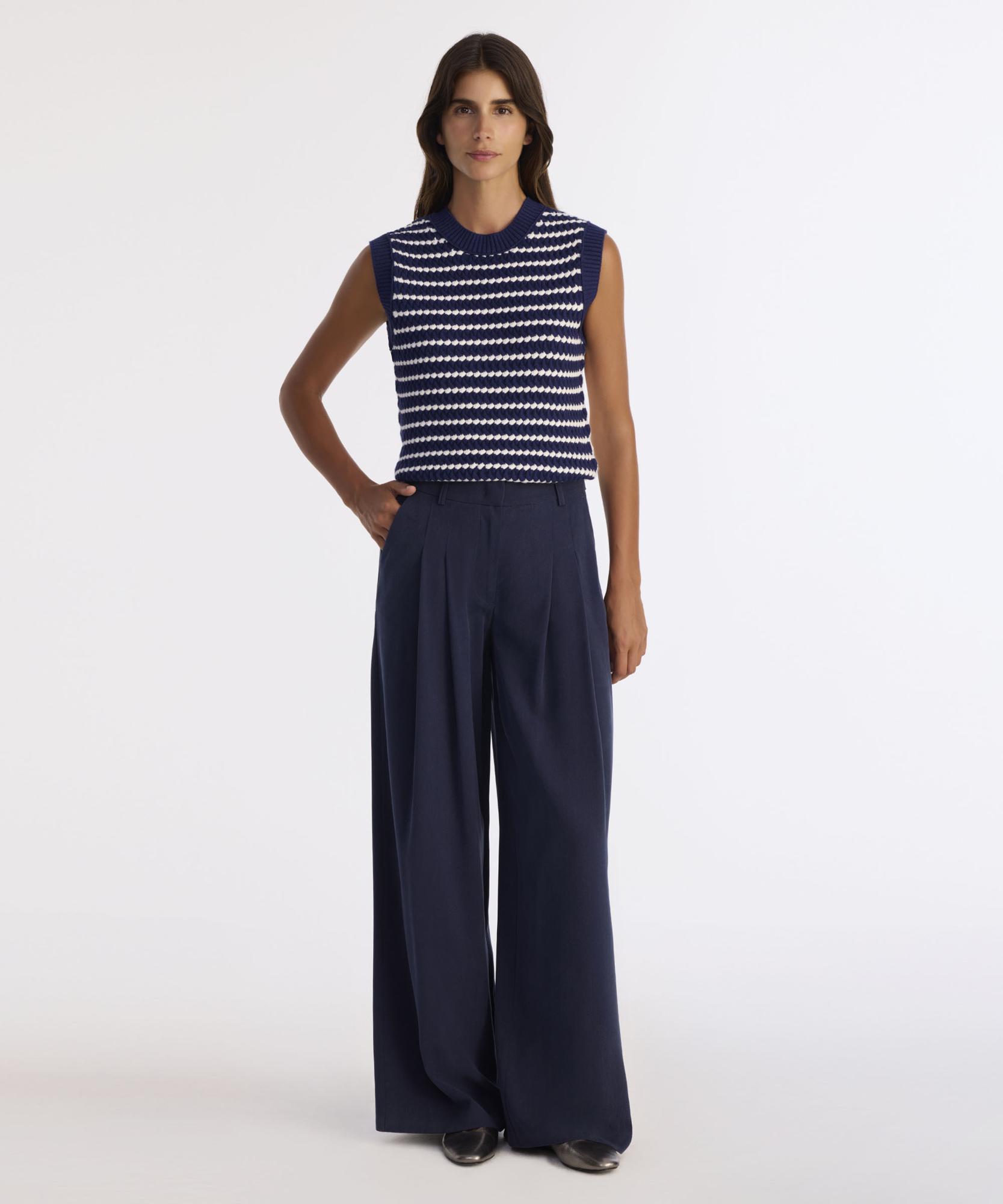 YARGICI Geniş Yüksek Bel Pantolon