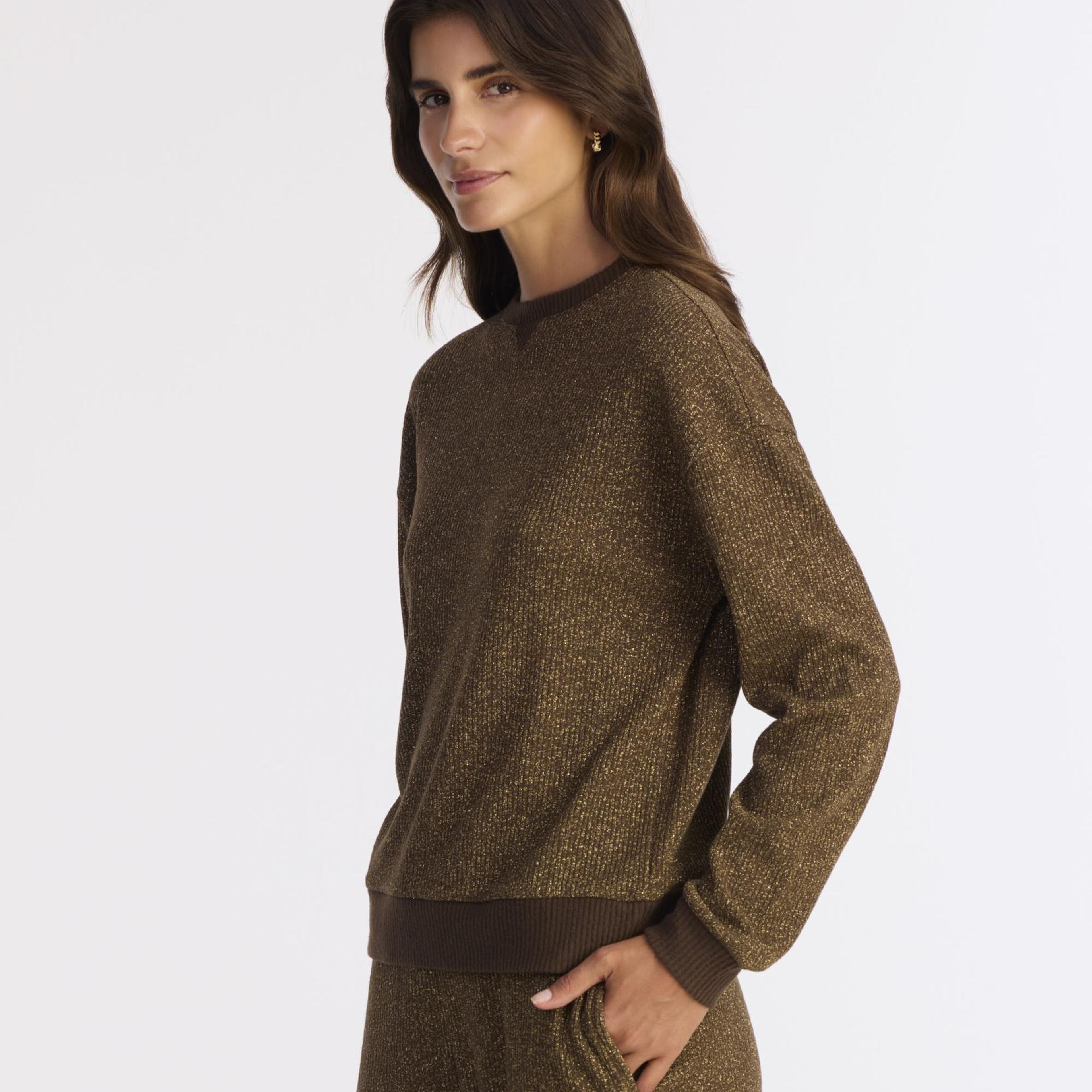 YARGICI Regular Bisiklet Yaka Uzun Kol Sweatshirt