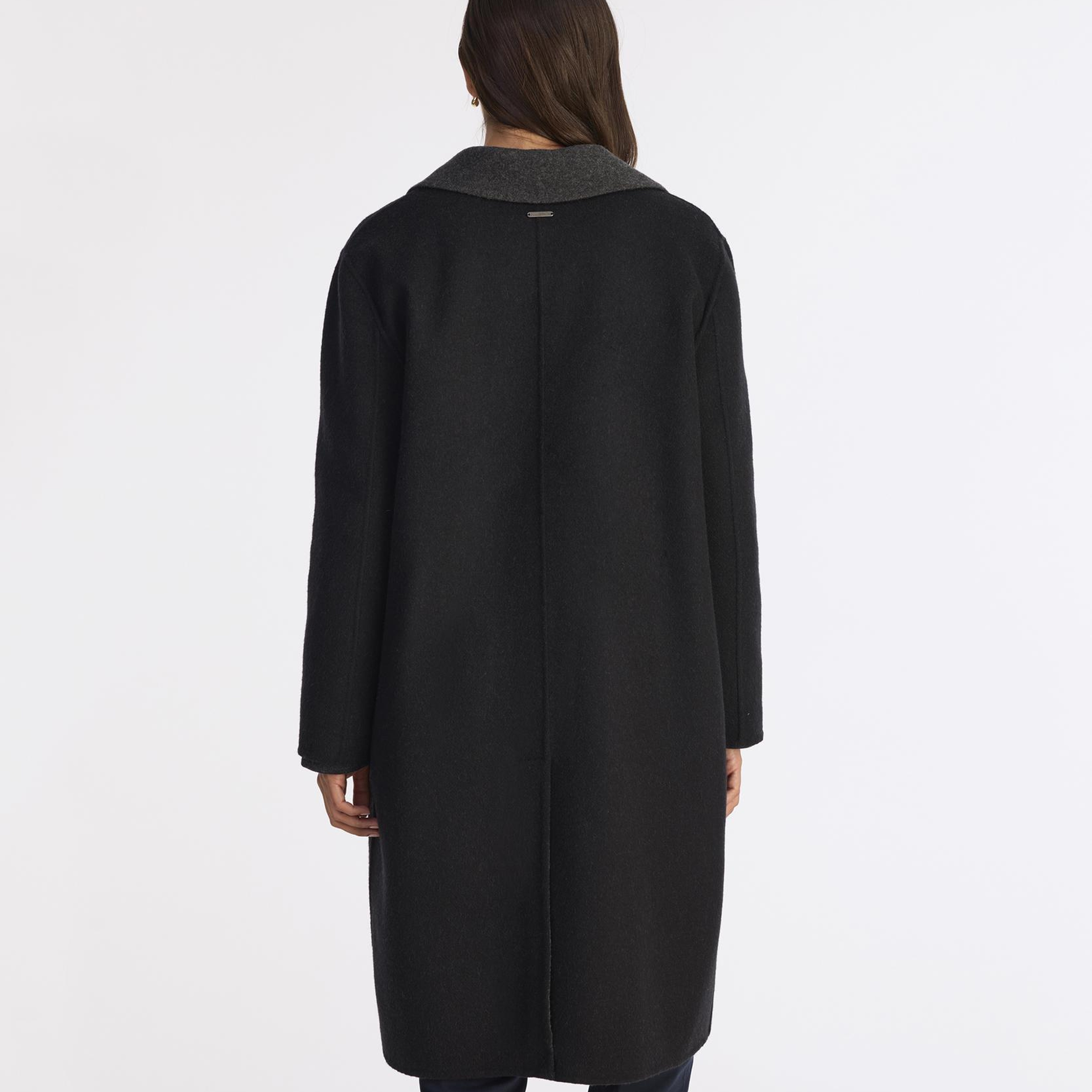 YARGICI Regular Kırlangıç Yaka Uzun Kol Palto