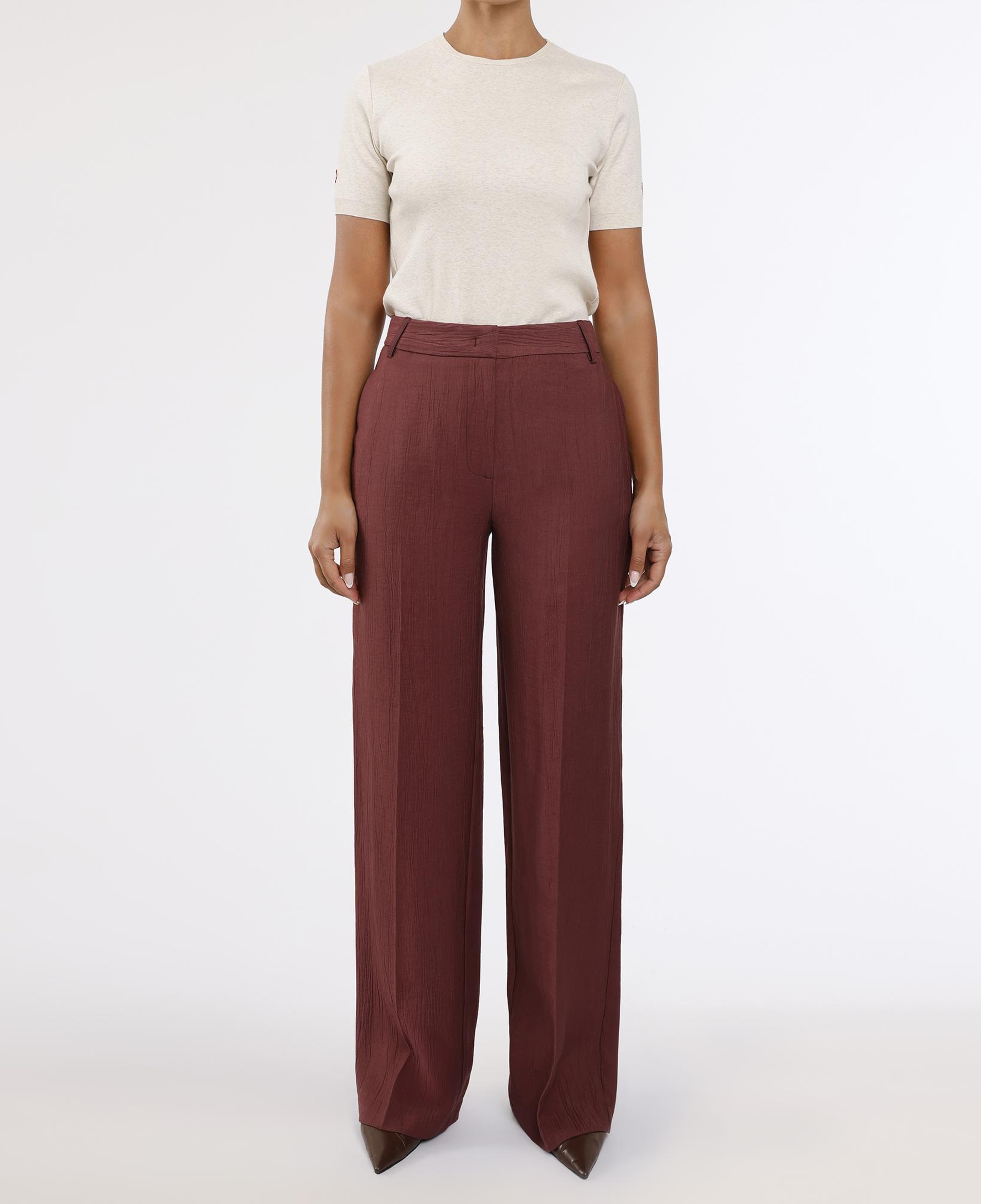 YARGICI Wide Leg Yüksek Bel Pantolon