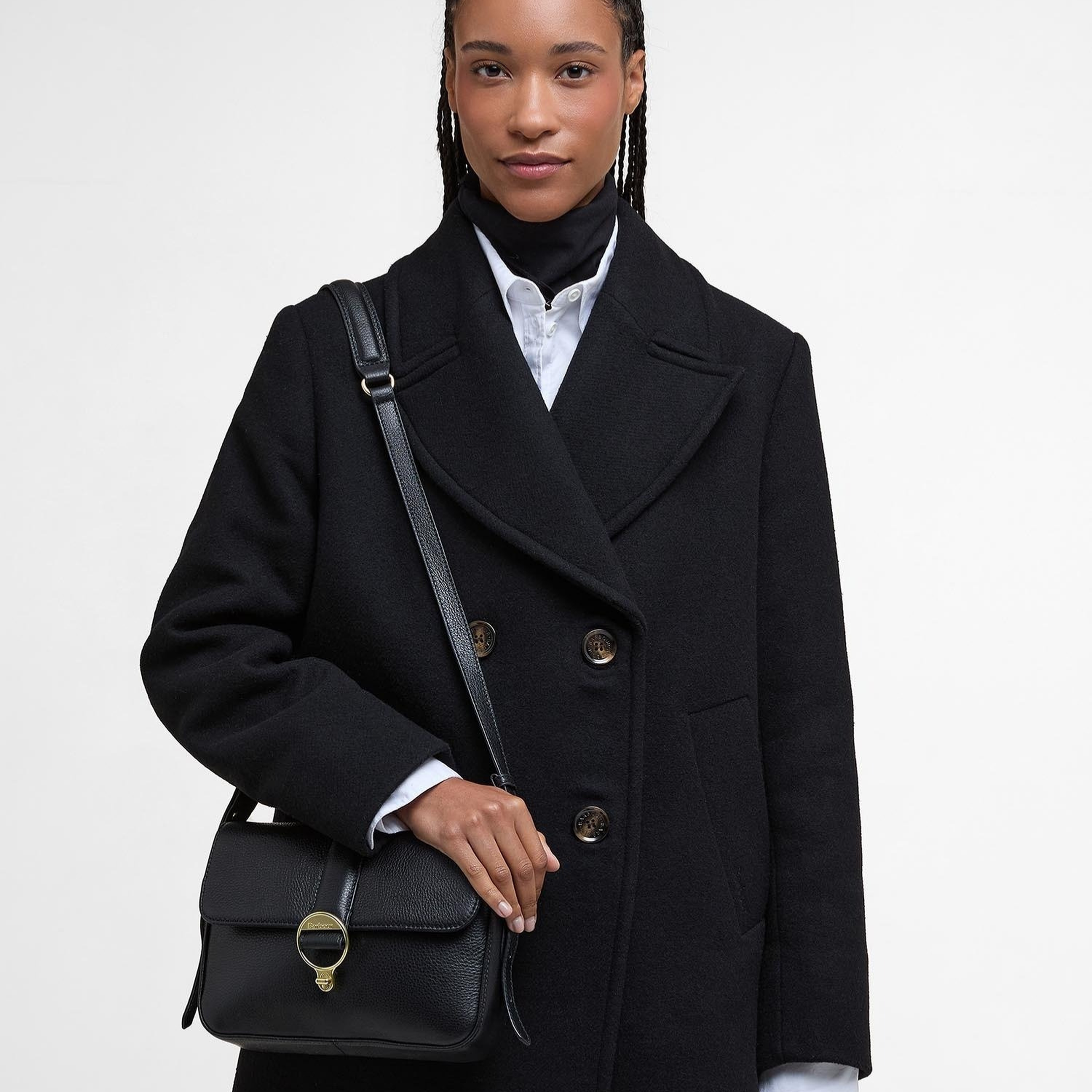 Barbour Rosa Deri Çapraz Çanta