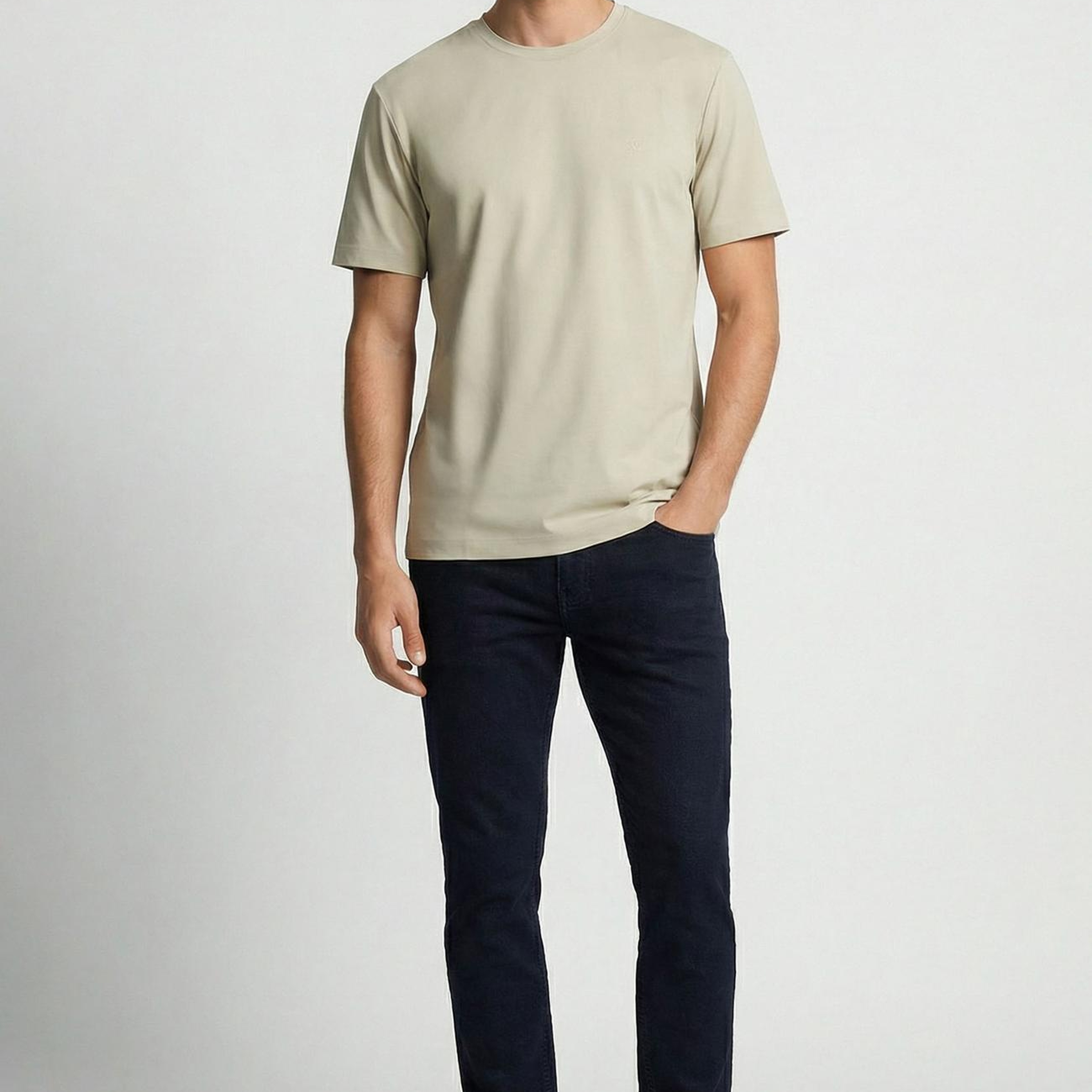 Network Erkek Koyu Lacivert Denim Pantolon