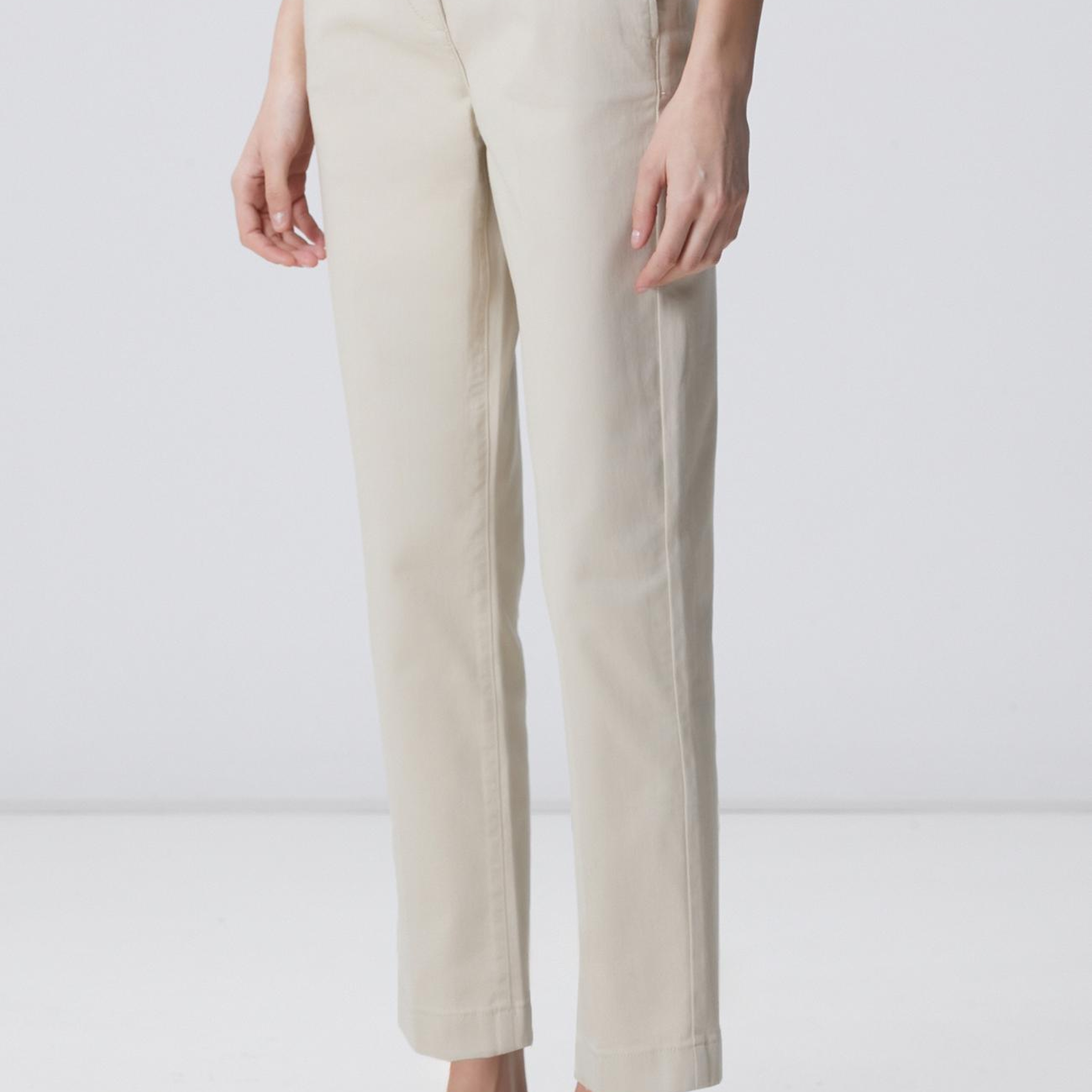 Network Kadın Bej Basic Casual Pantolon