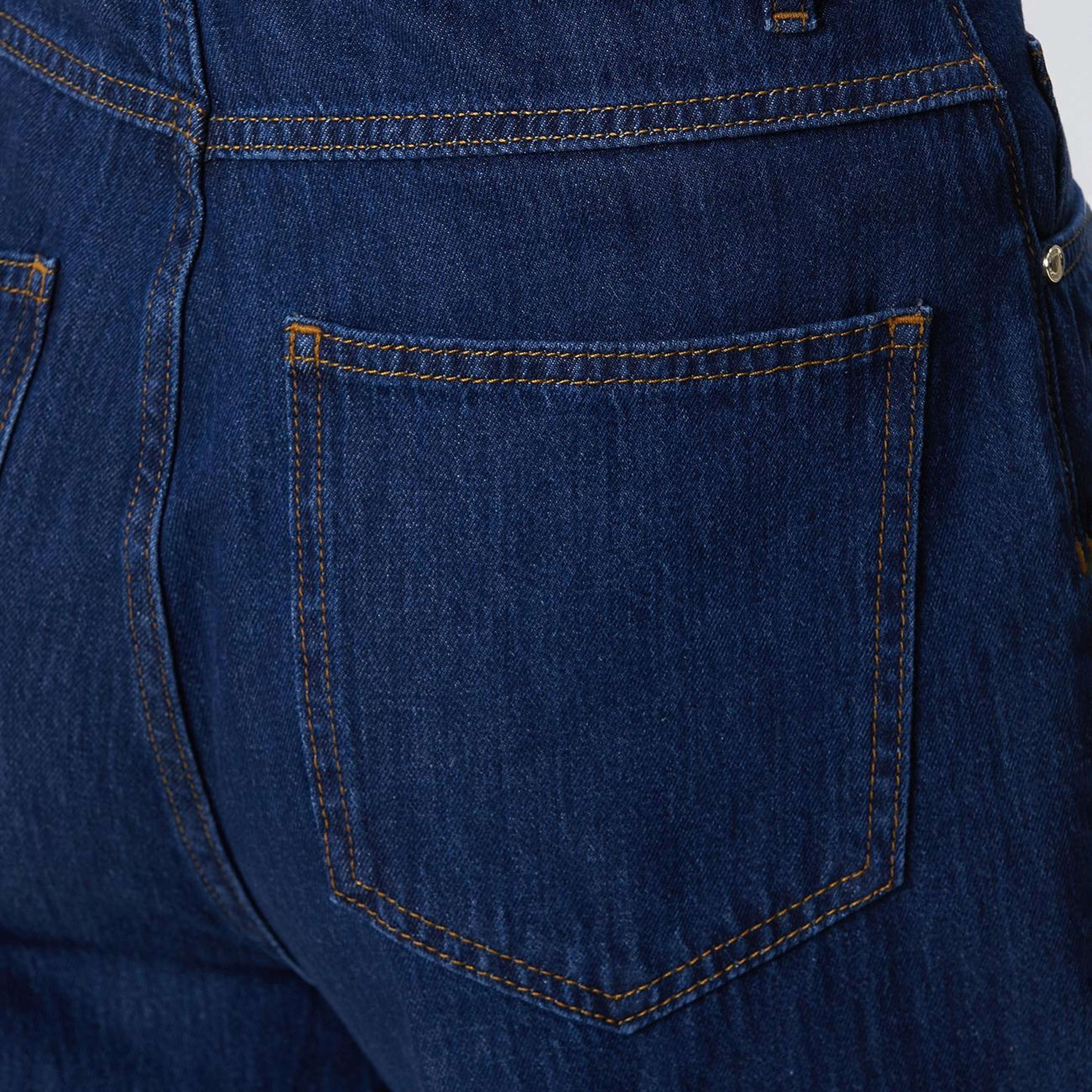 Network Kadın Lacivert Wide Leg Denim Pantolon