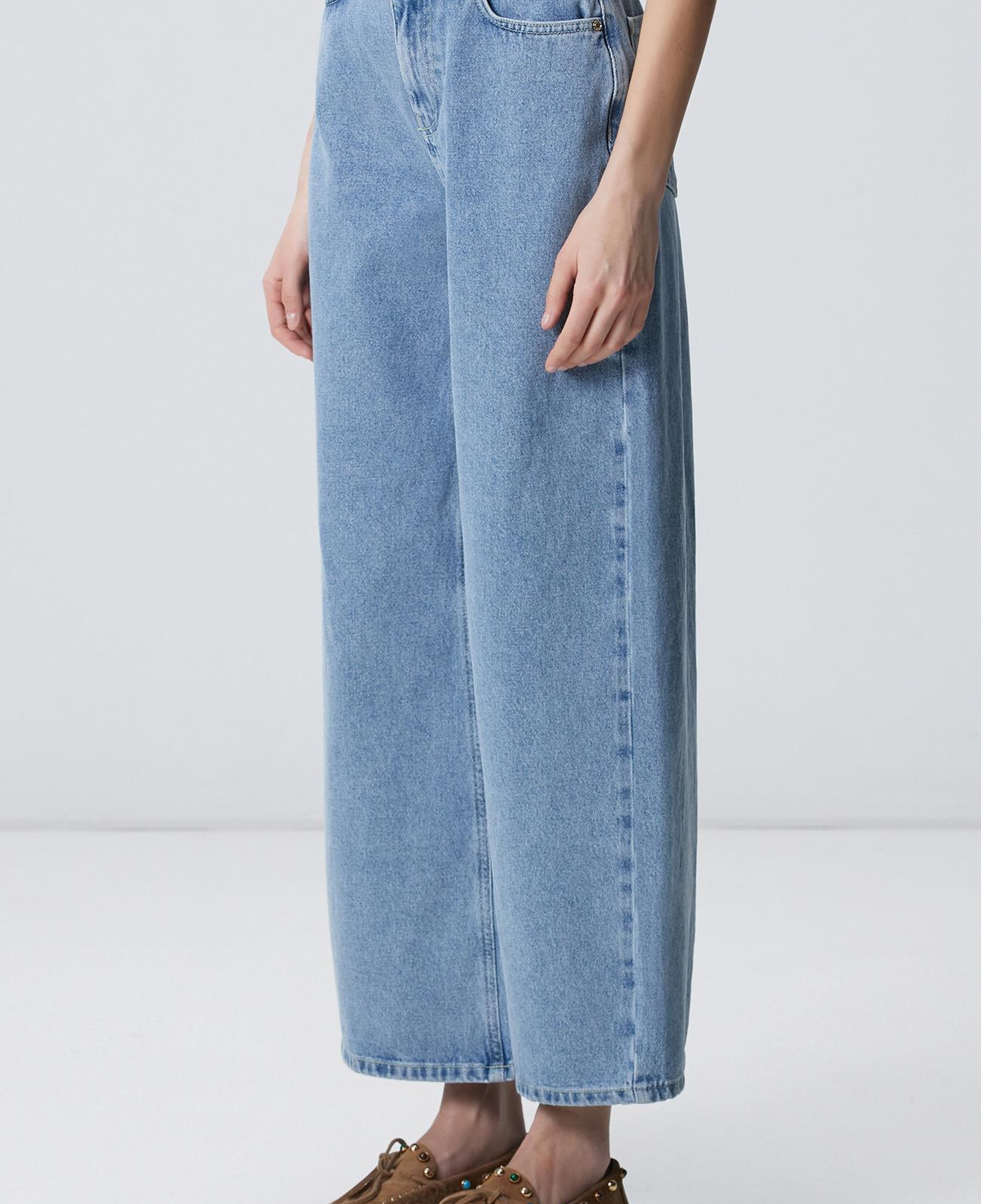 Network Kadın Açık Indigo Mavi Denim Pantolon