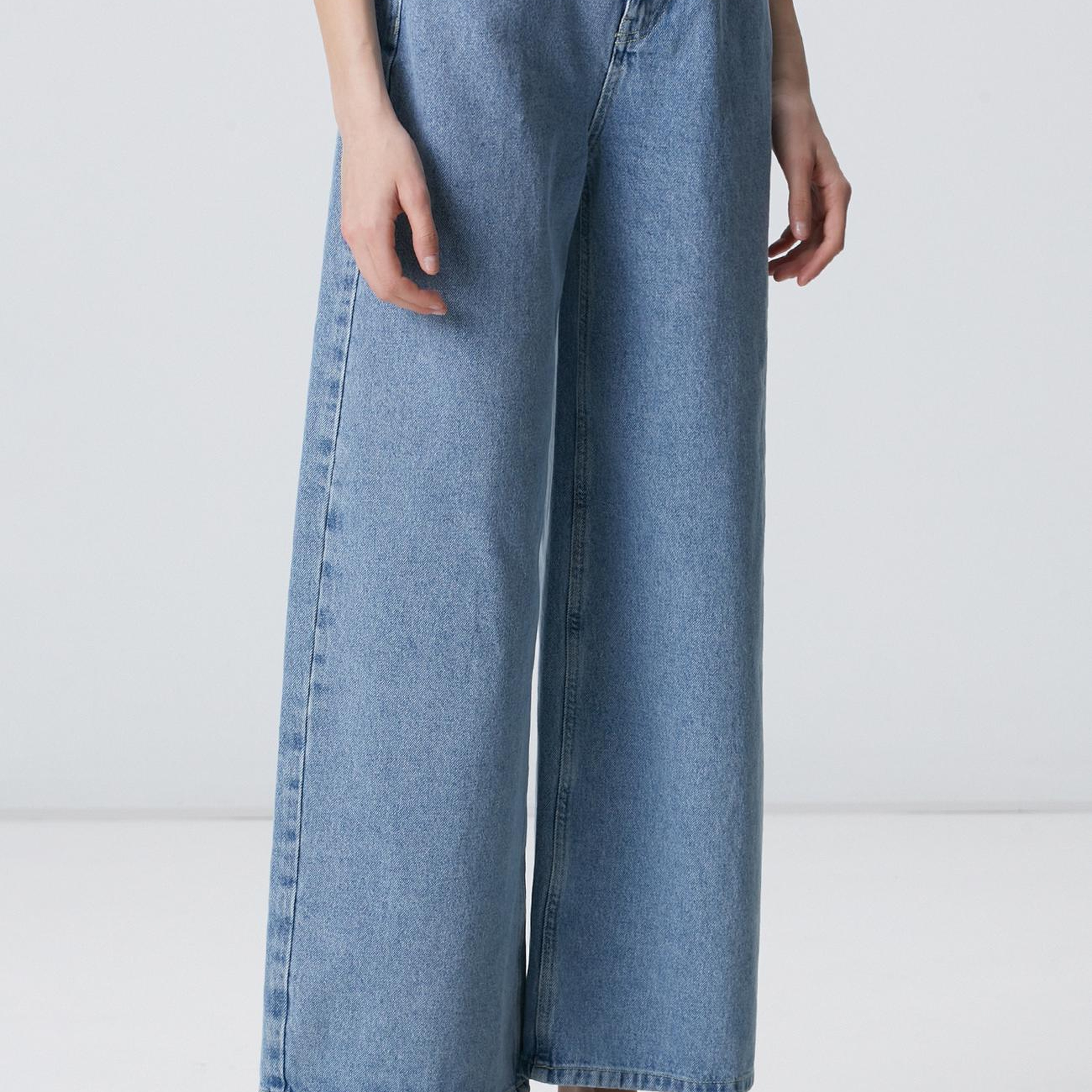 Network Kadın Açık Indigo Mavi Denim Pantolon