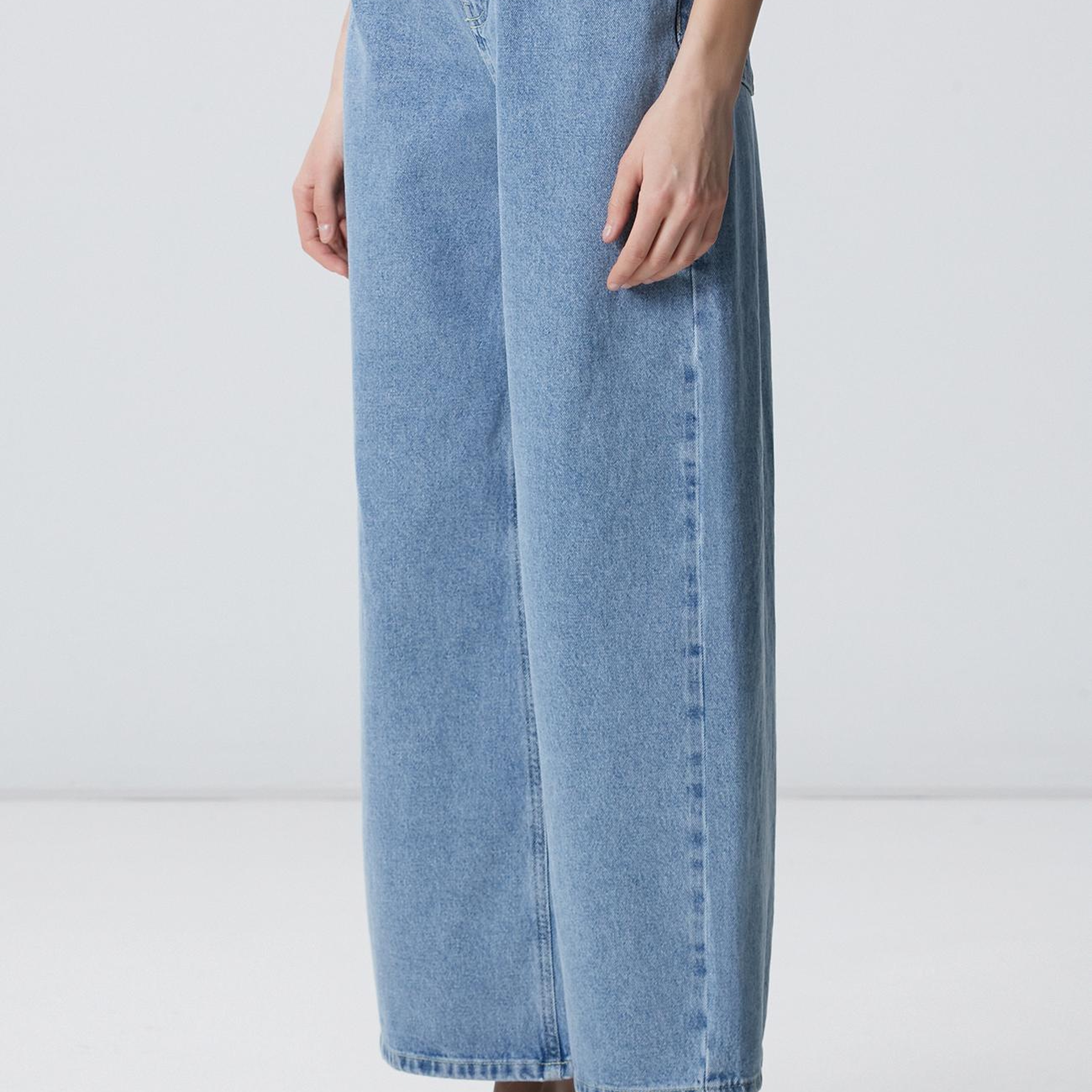 Network Kadın Açık Indigo Mavi Denim Pantolon