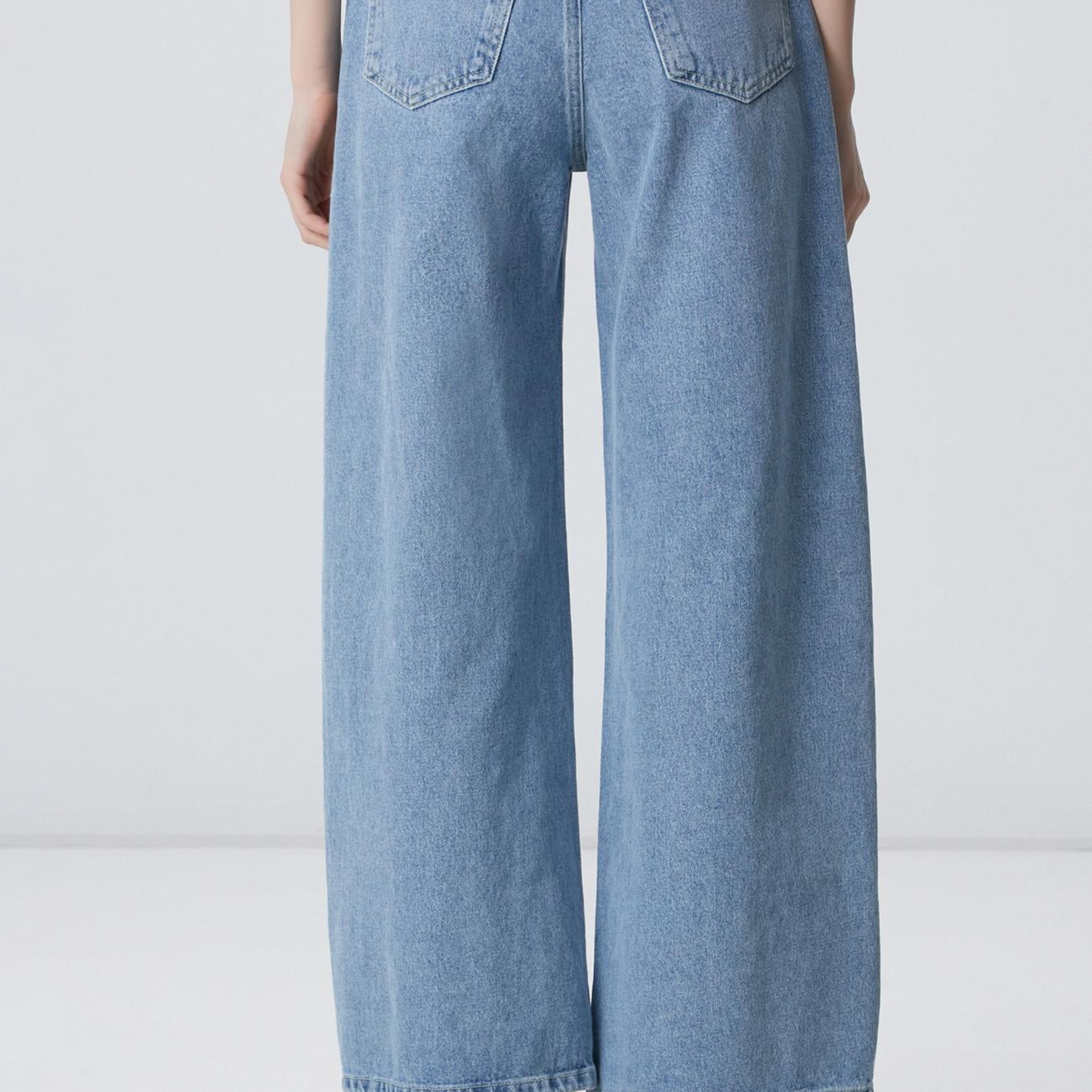 Network Kadın Açık Indigo Mavi Denim Pantolon