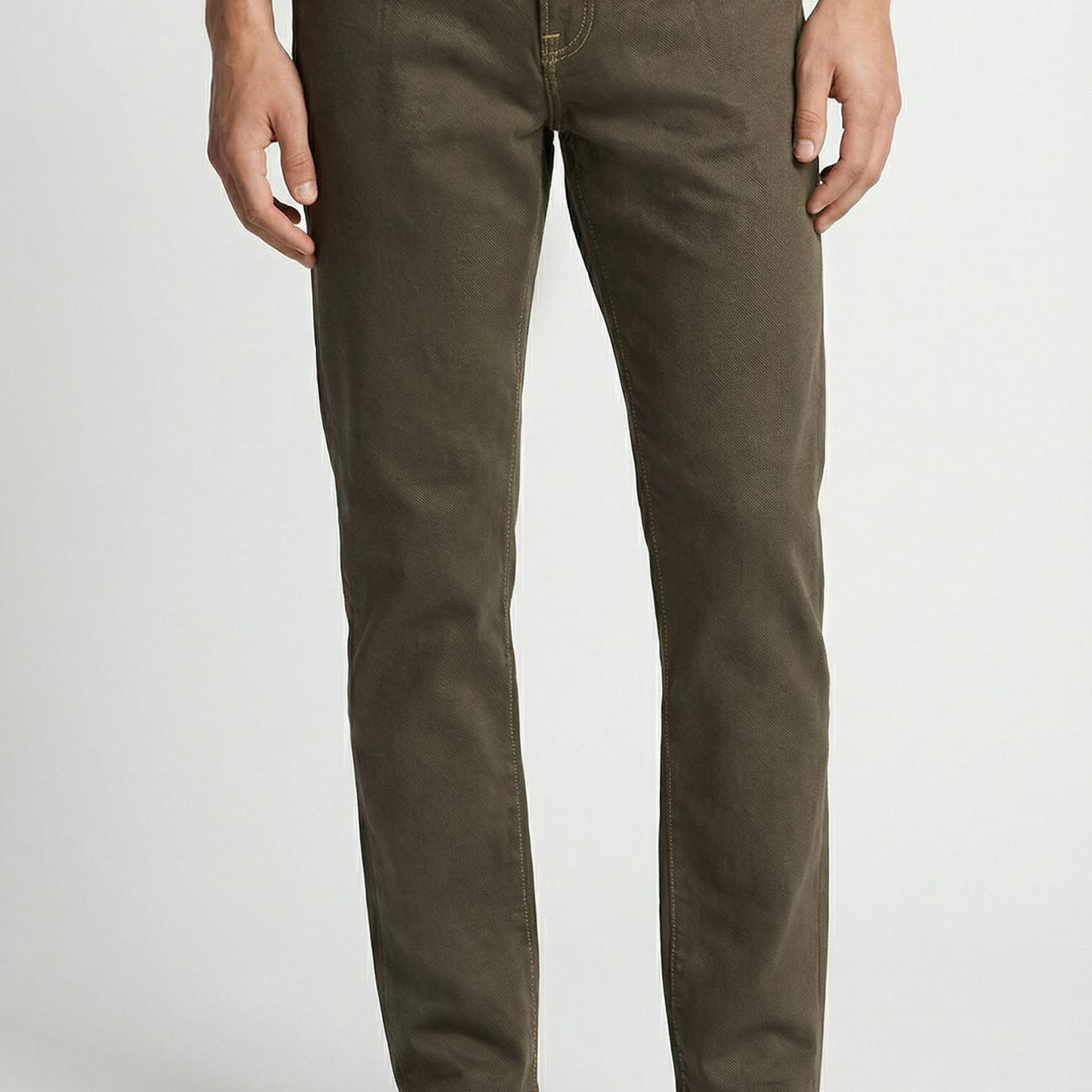 Network Erkek Haki Denim Pantolon