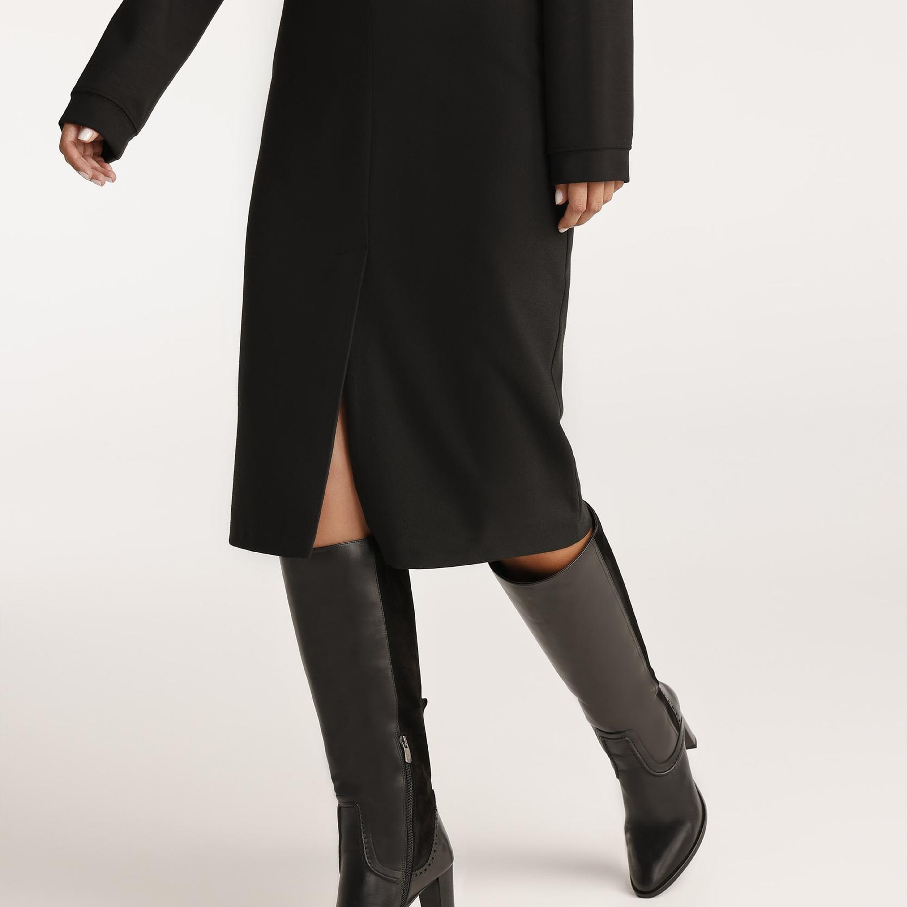 YARGICI Yırtmaç Detaylı Kalem Etek