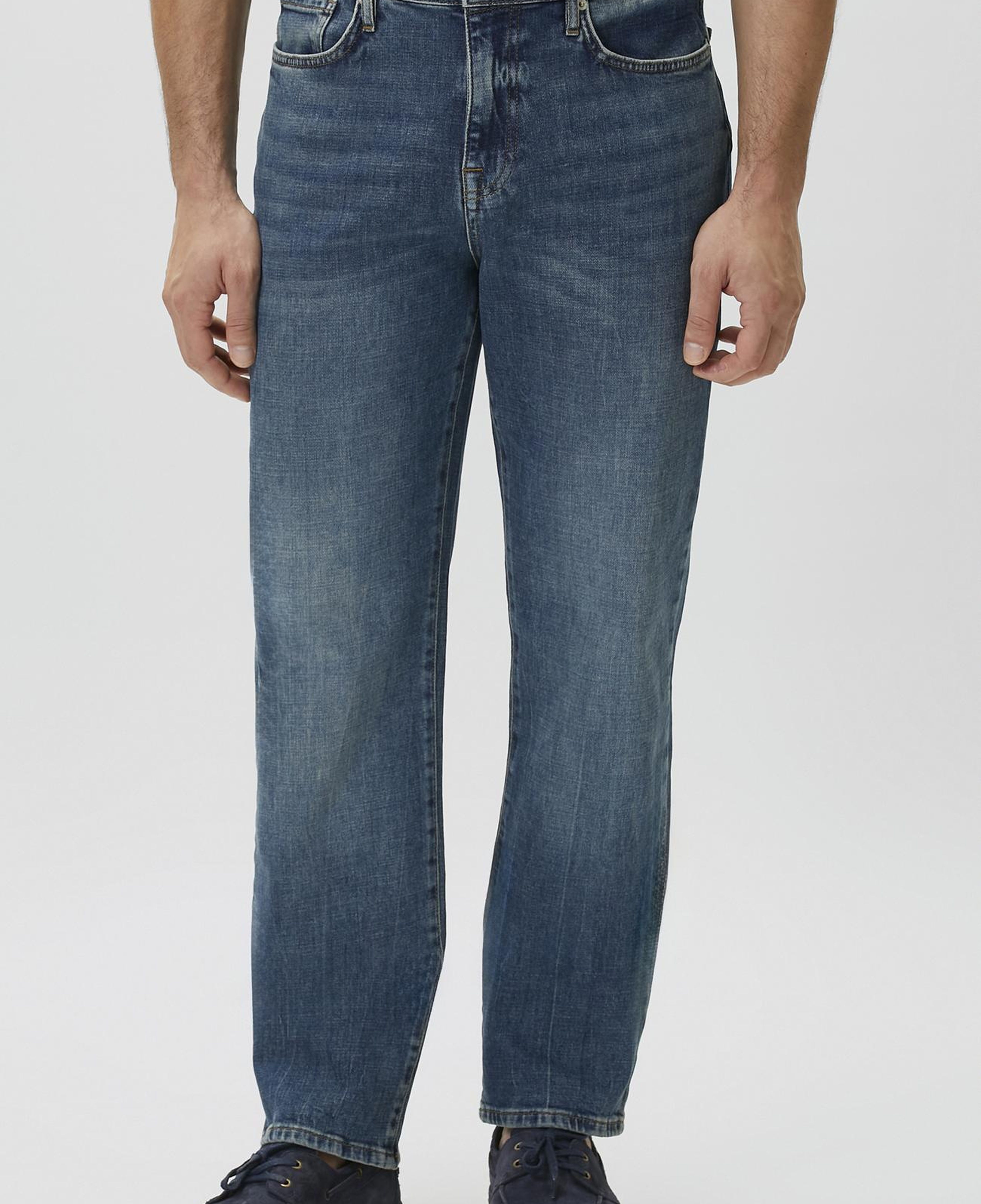 Network Erkek Mavi Denim Pantolon