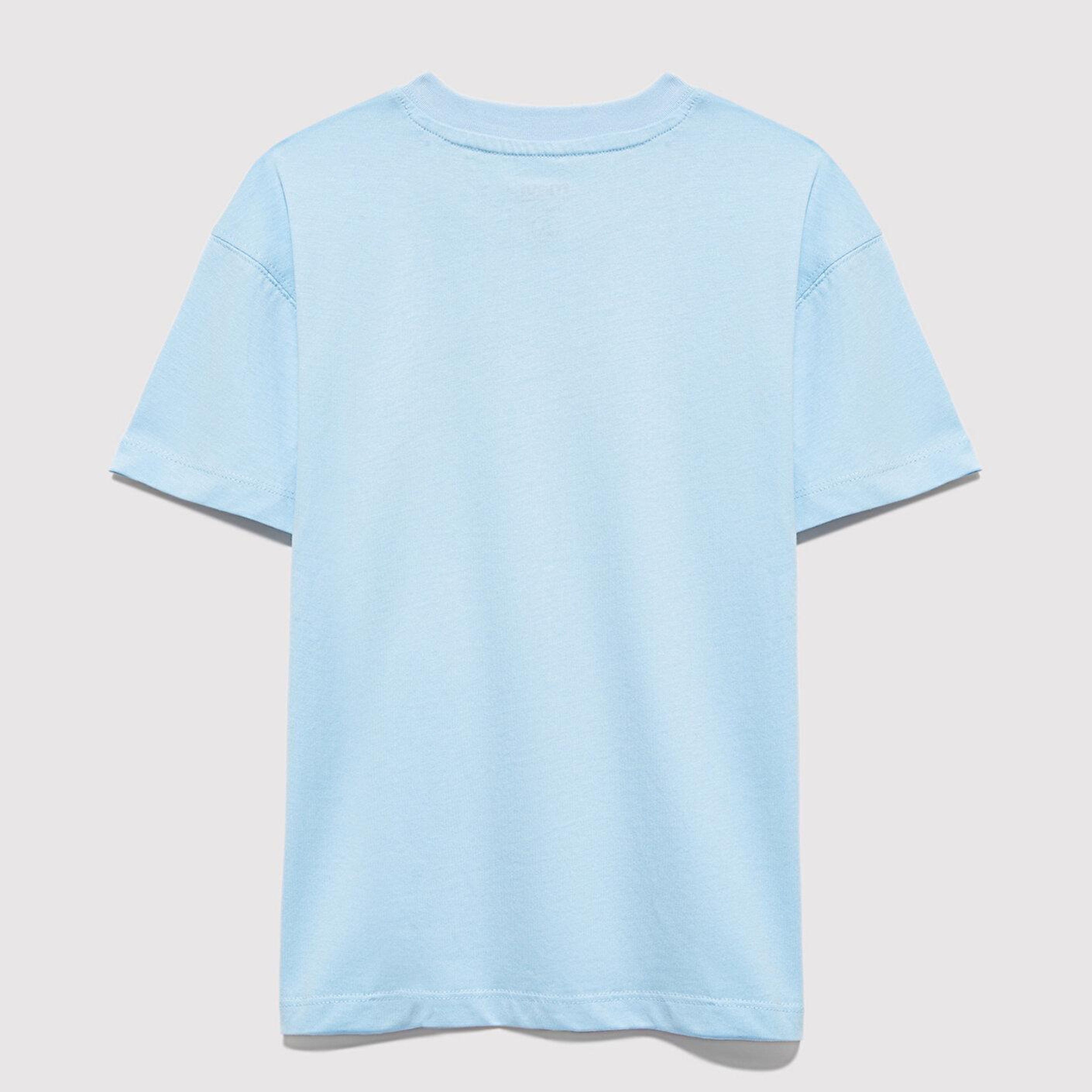 Mavi Mavi Baskılı Mavi Tişört Loose Fit / Bol Rahat Kesim 6610412-70817