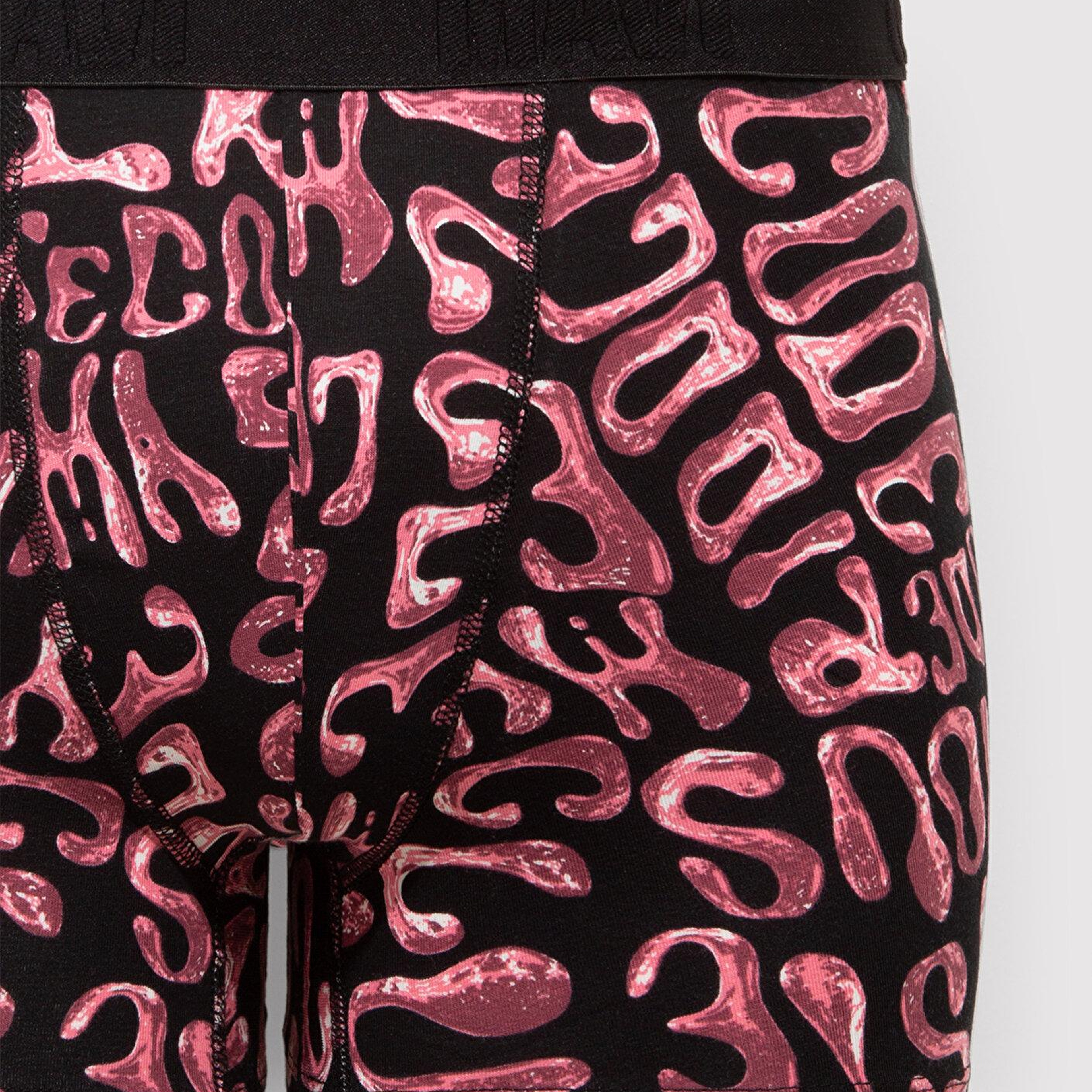 Mavi Baskılı Pembe Boxer 0912240-70398