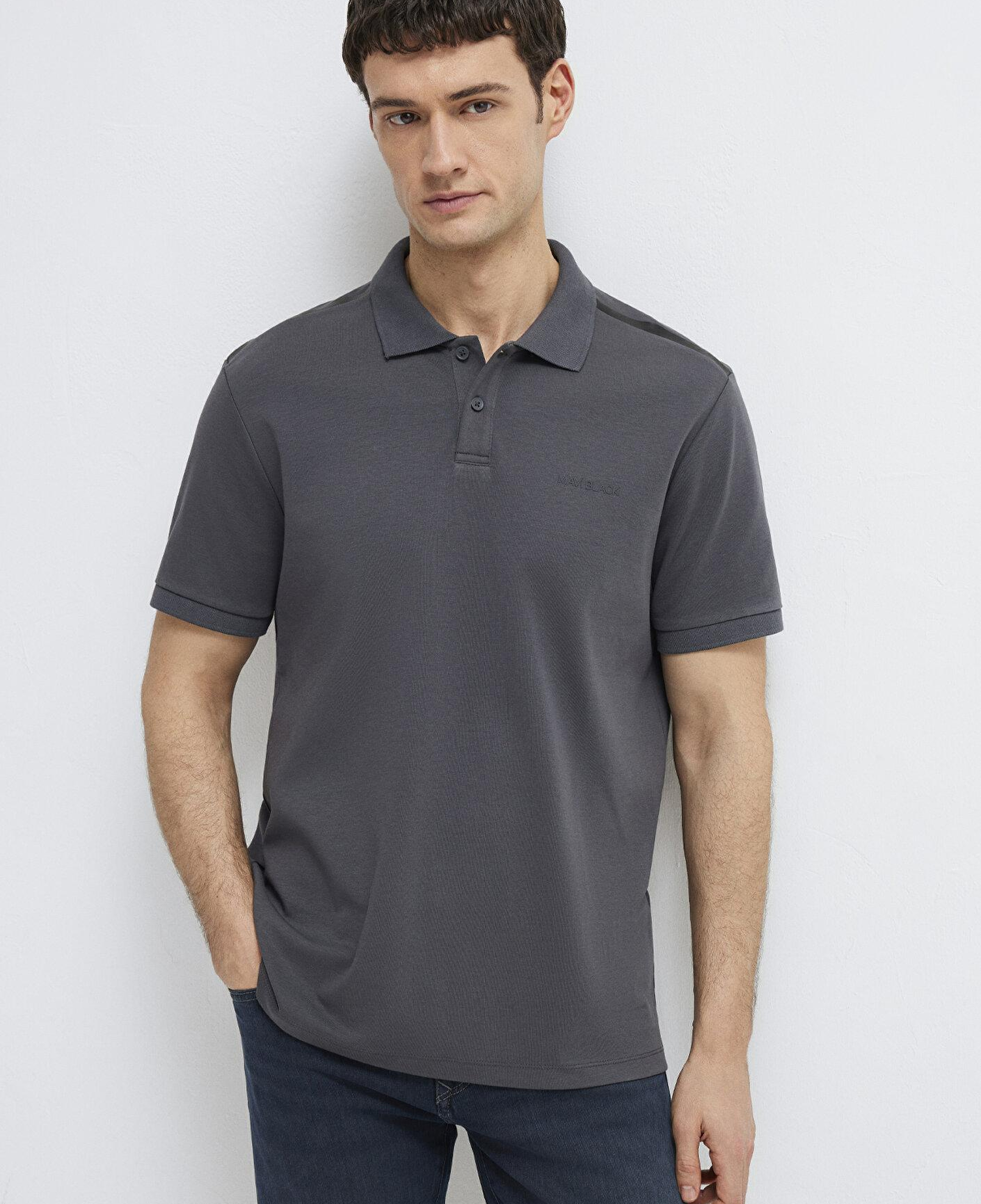 Mavi Mavi Black Antrasit Polo Tişört Regular Fit / Normal Kesim 0613136-89100