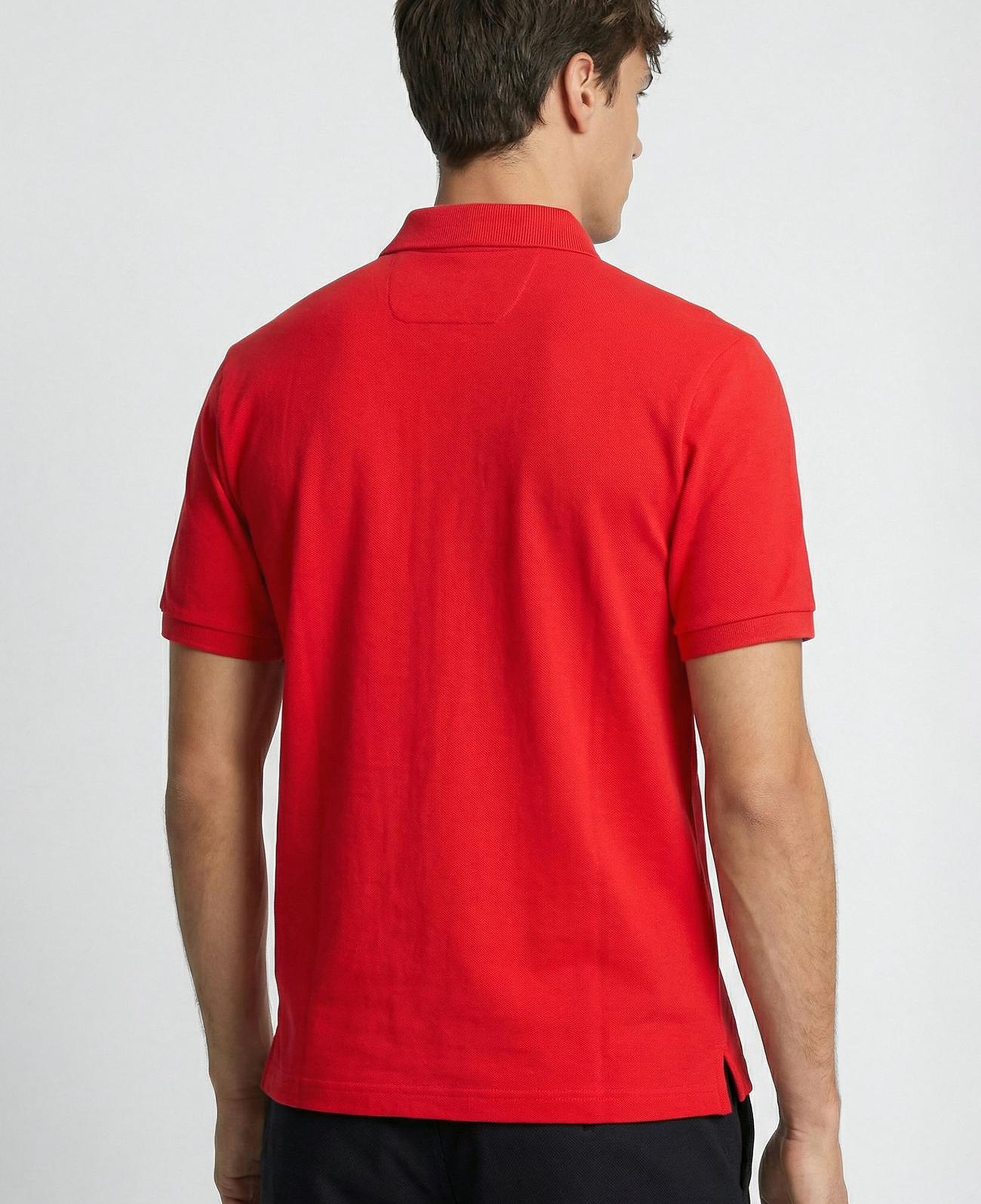 Network Erkek Kırmızı Polo Yaka Pike T-shirt