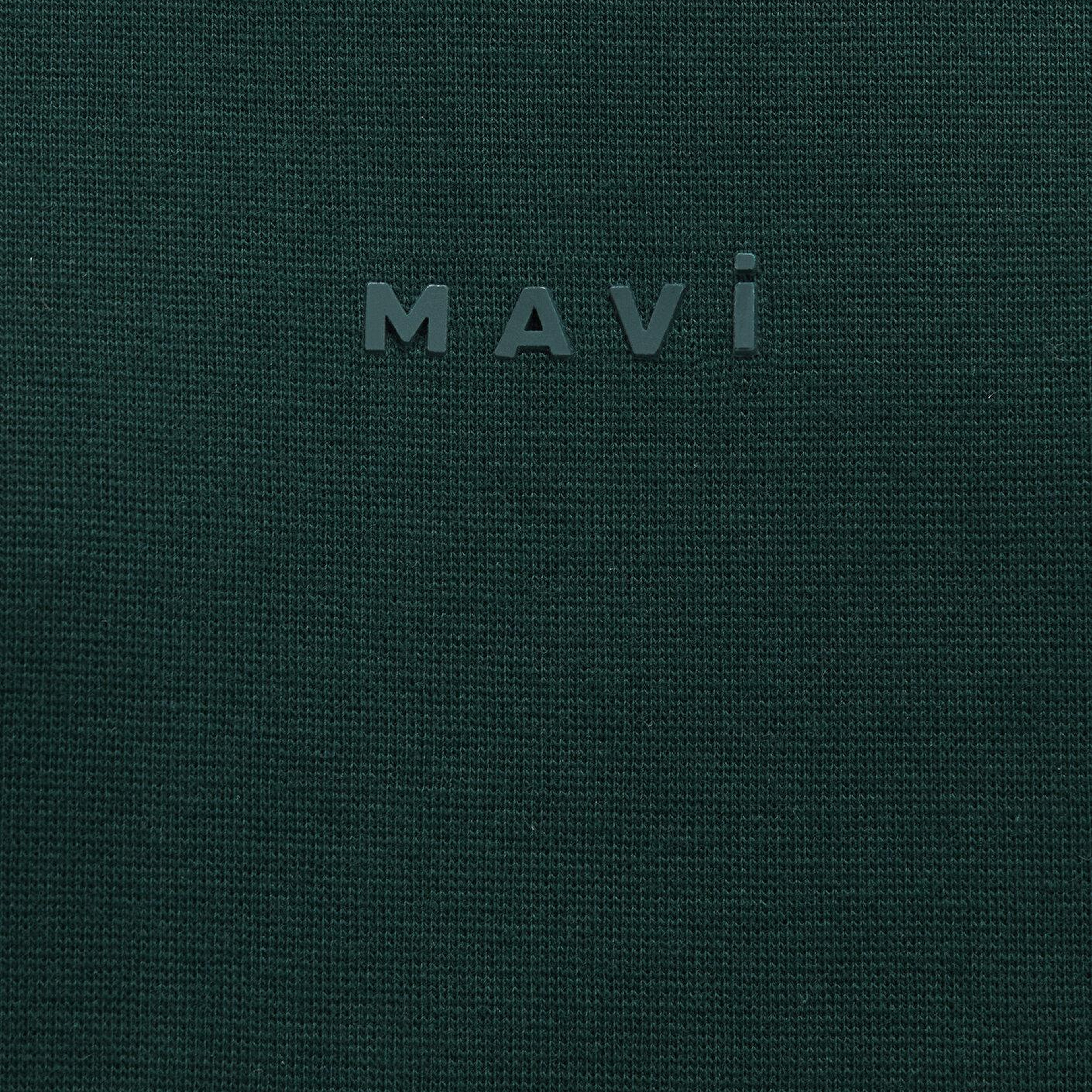 Mavi Mavi Logo Baskılı Yeşil Tişört Loose Fit / Bol Rahat Kesim 0613250-71929