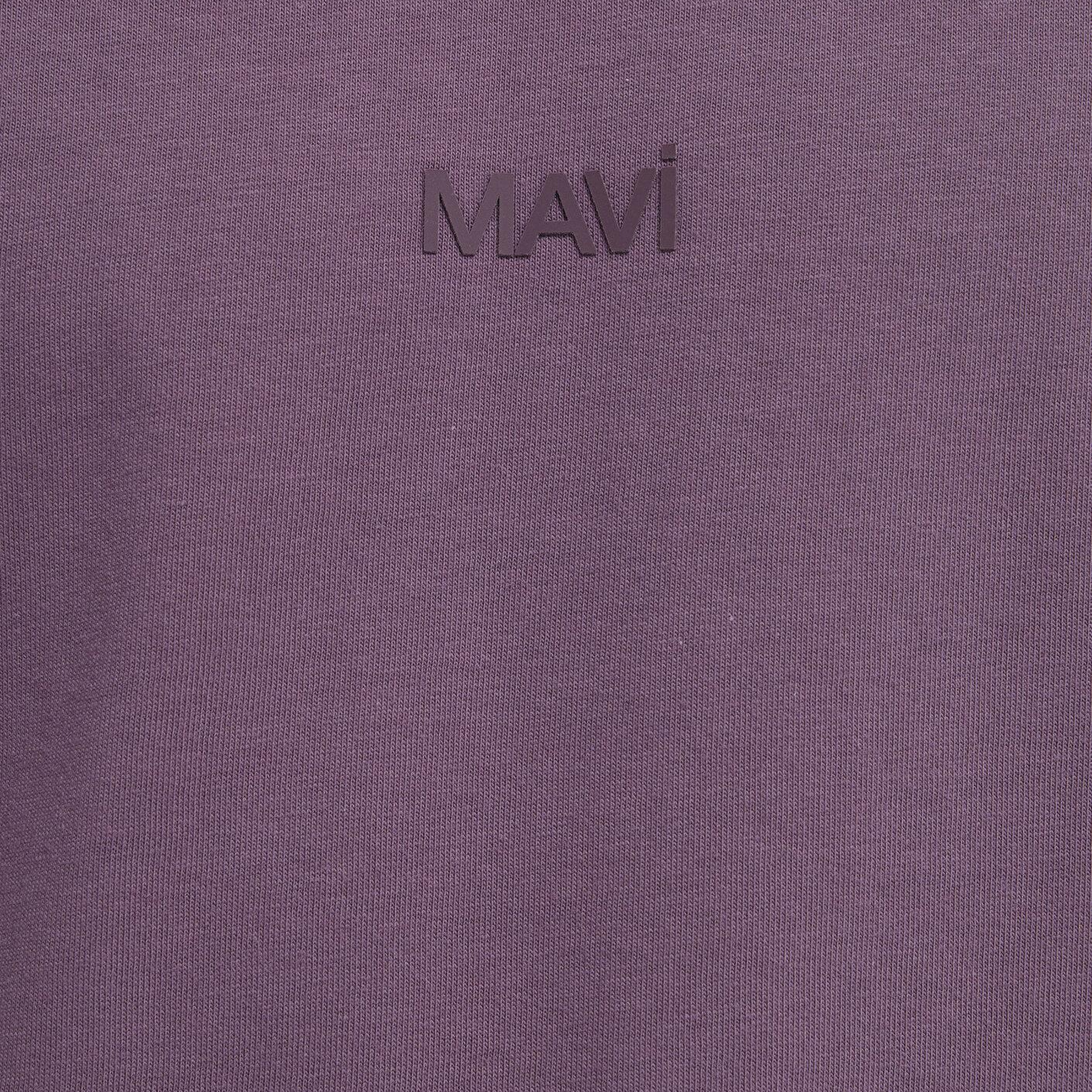 Mavi Mavi Logo Mor Tişört Relaxed Fit / Rahat Kesim 0613093-70648