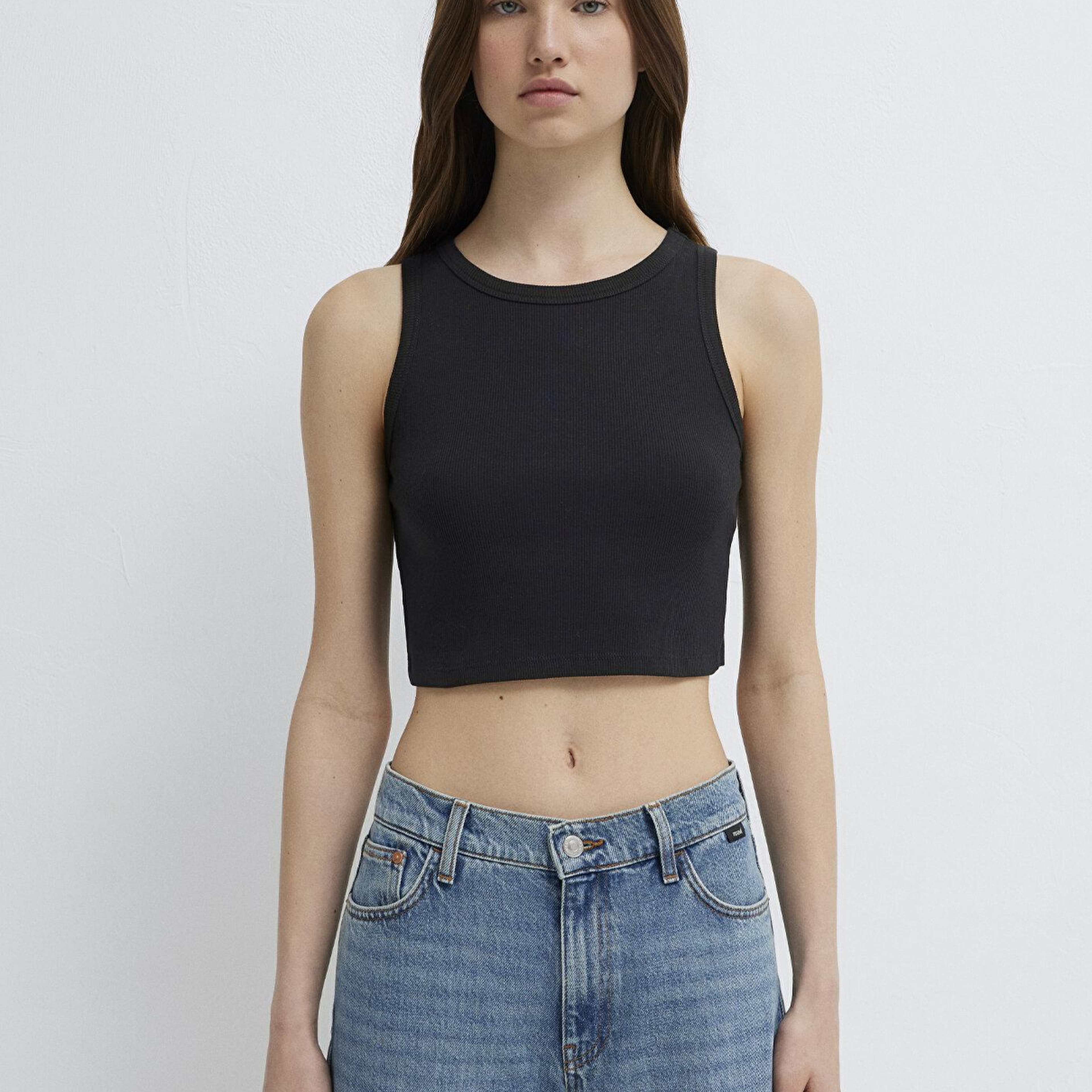 Mavi Siyah Crop Atlet Crop / Kısa Kesim 1613810-900