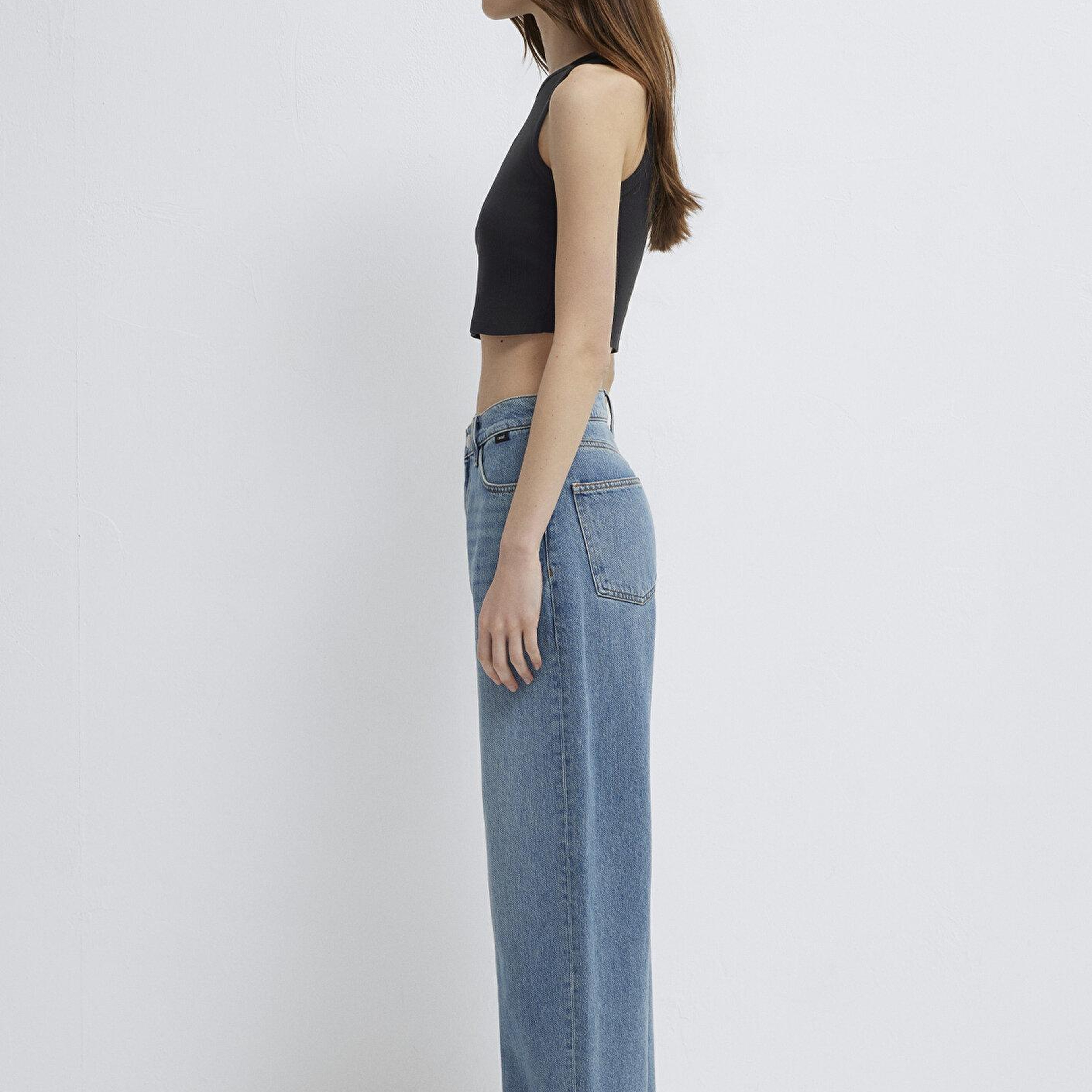 Mavi Siyah Crop Atlet Crop / Kısa Kesim 1613810-900