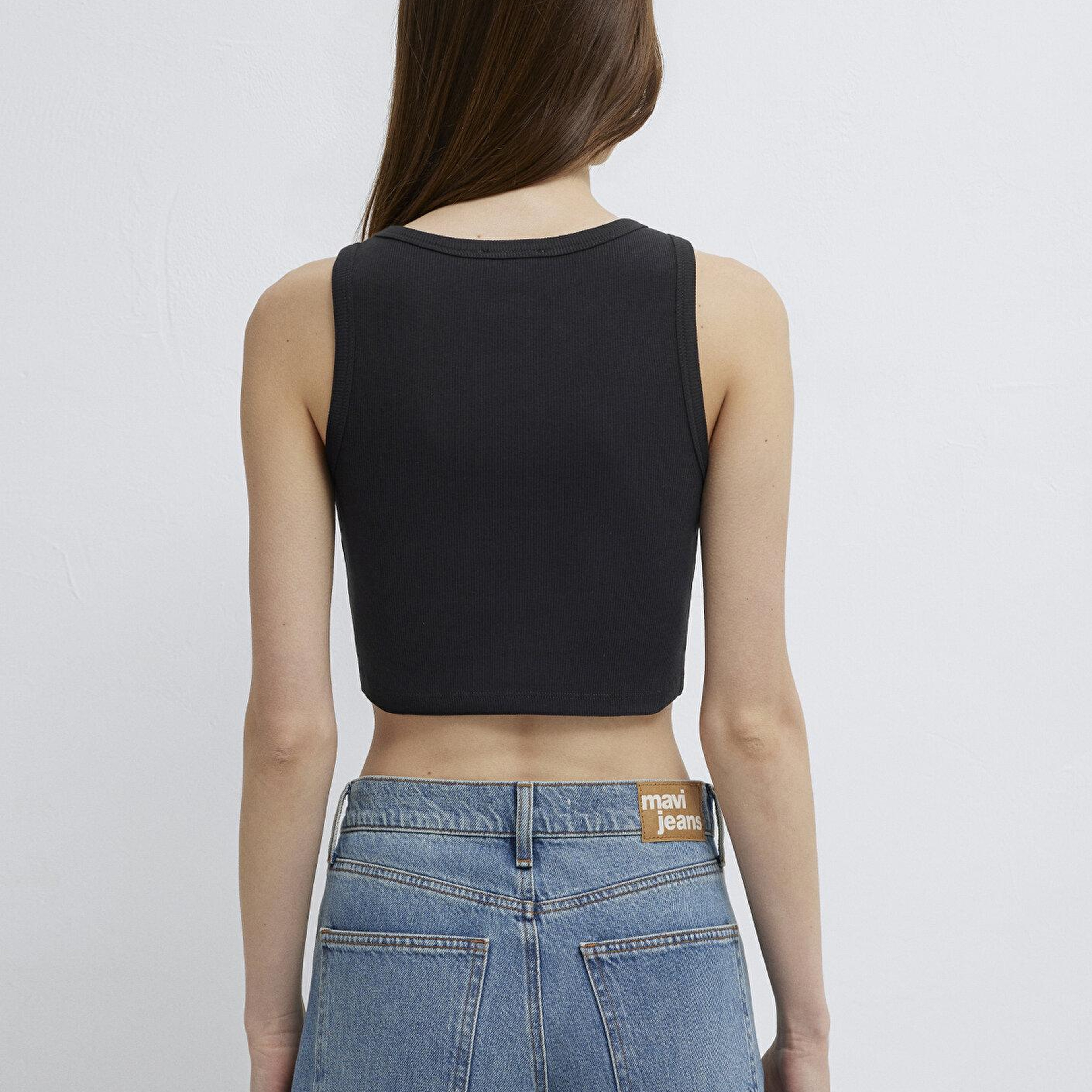 Mavi Siyah Crop Atlet Crop / Kısa Kesim 1613810-900