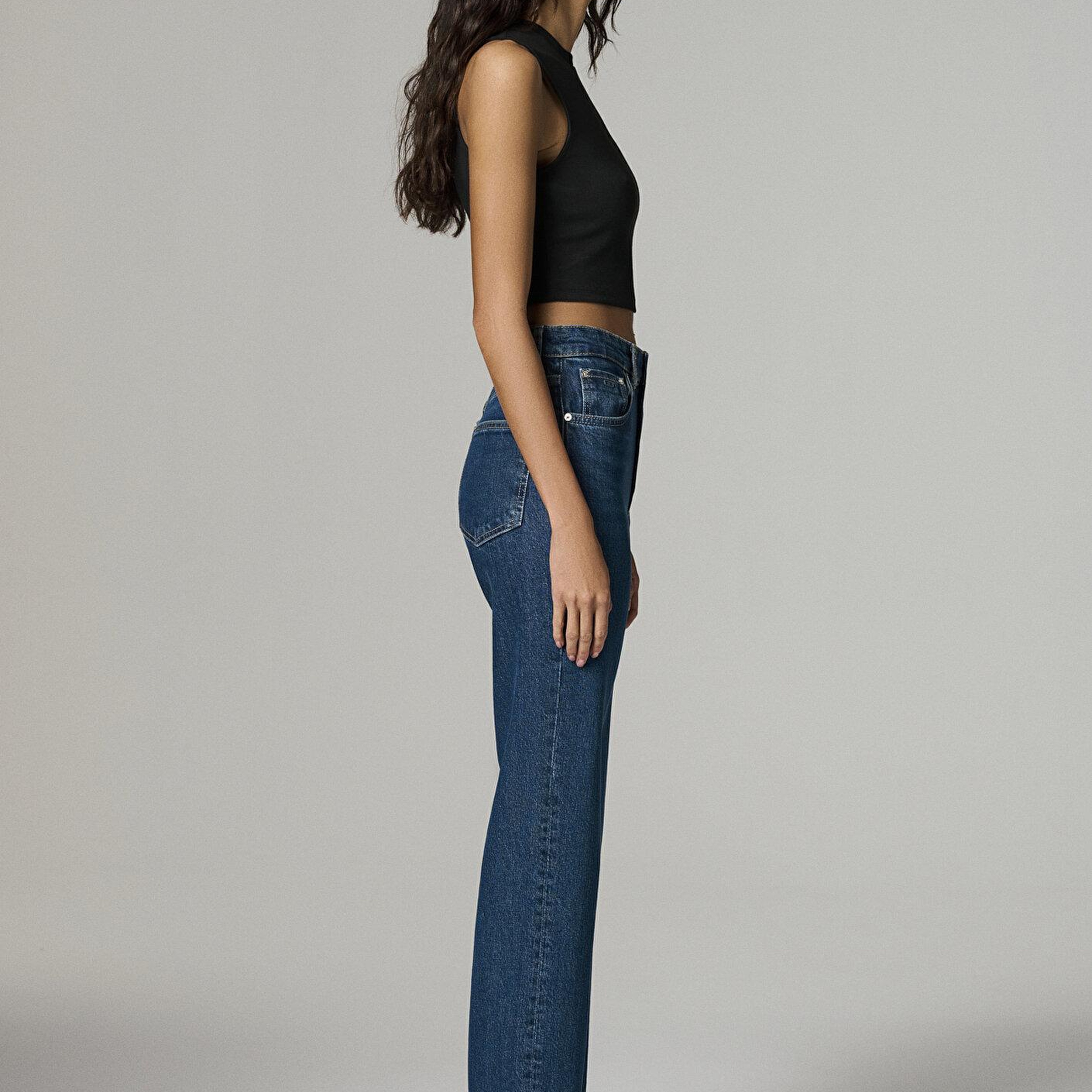 Mavi Siyah Crop Atlet Crop / Kısa Kesim 1613982-900
